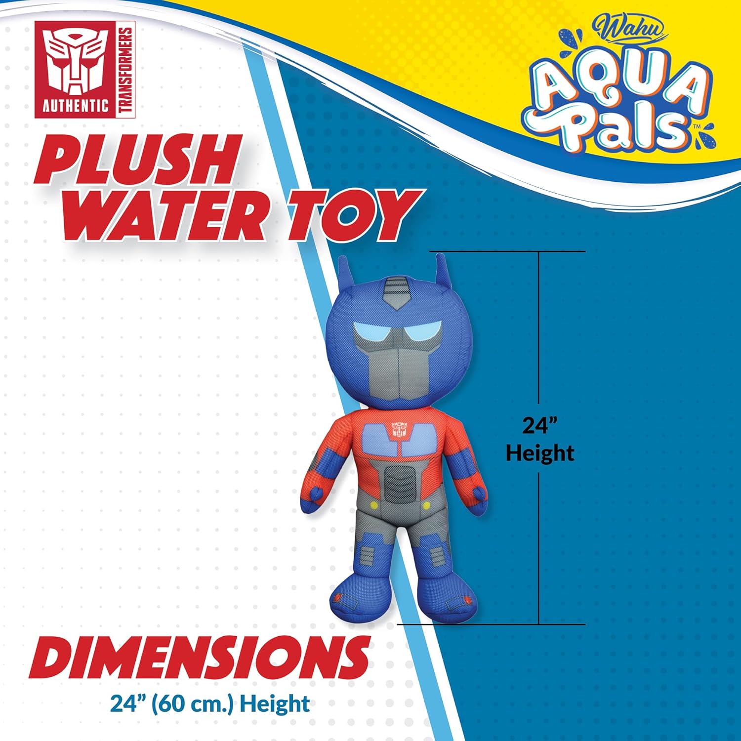 WAHU Aqua Pals Transformers Optimus Prime Plush Toy 1