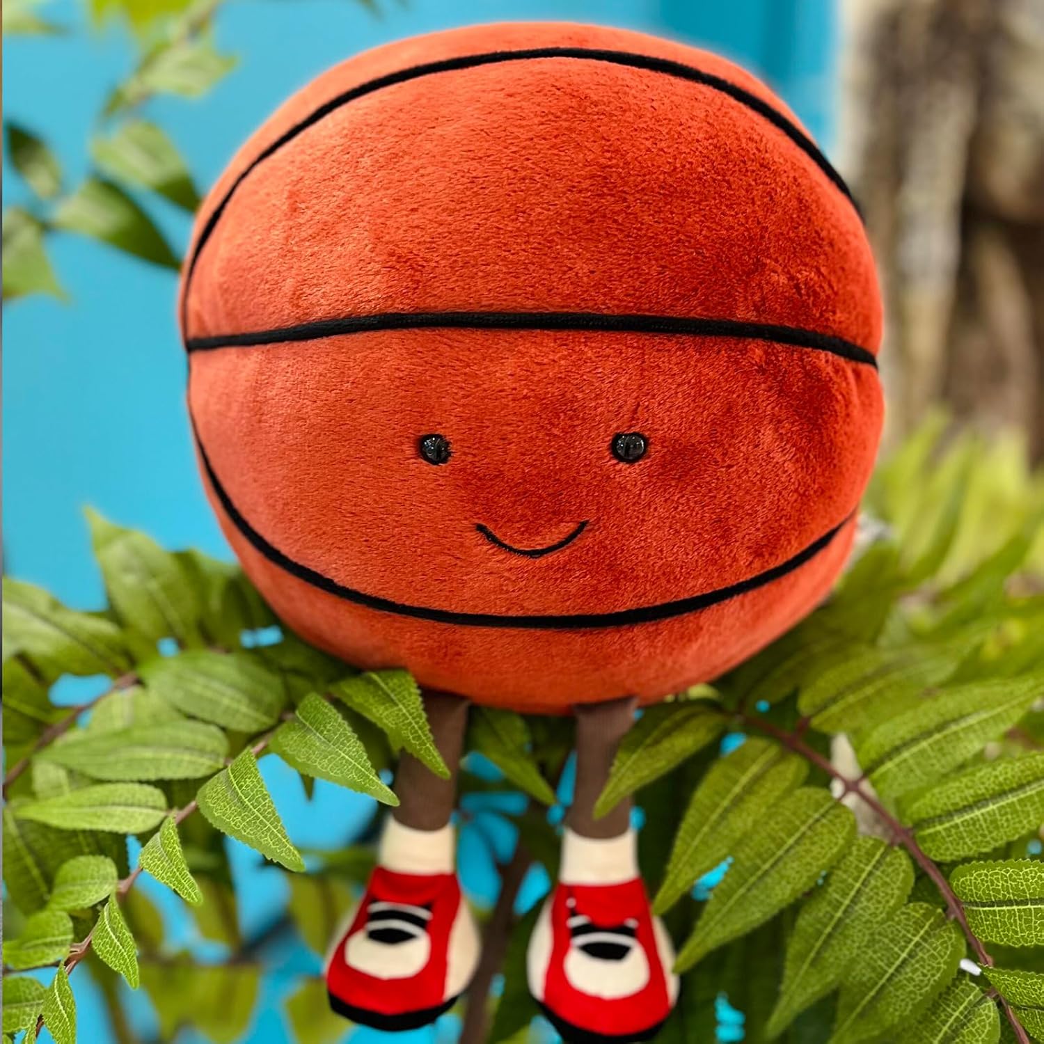 Cute Basketball Plush Toy for Kids Room Decor