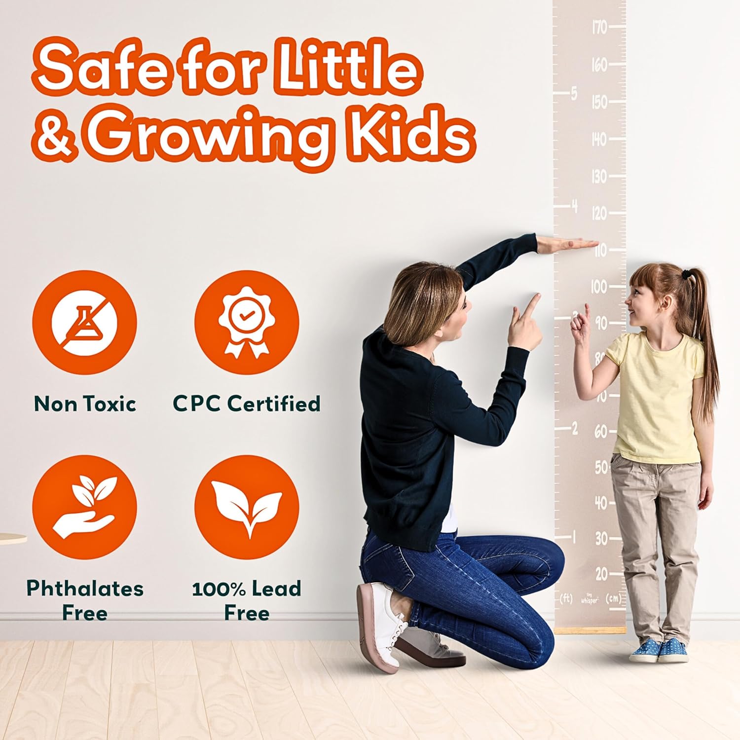 Customizable Kids Height Wall Chart 1