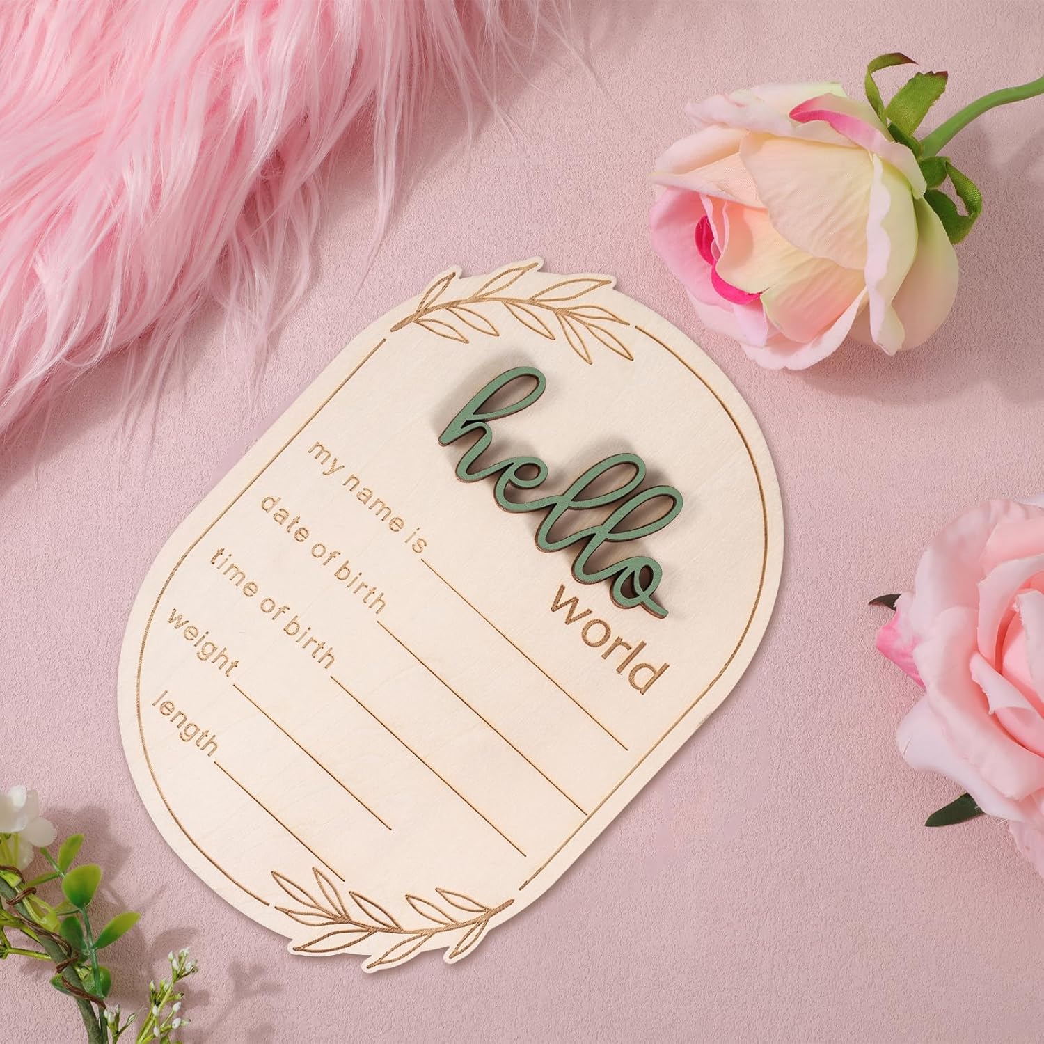 Gosknor Baby Announcement Wall Plaque