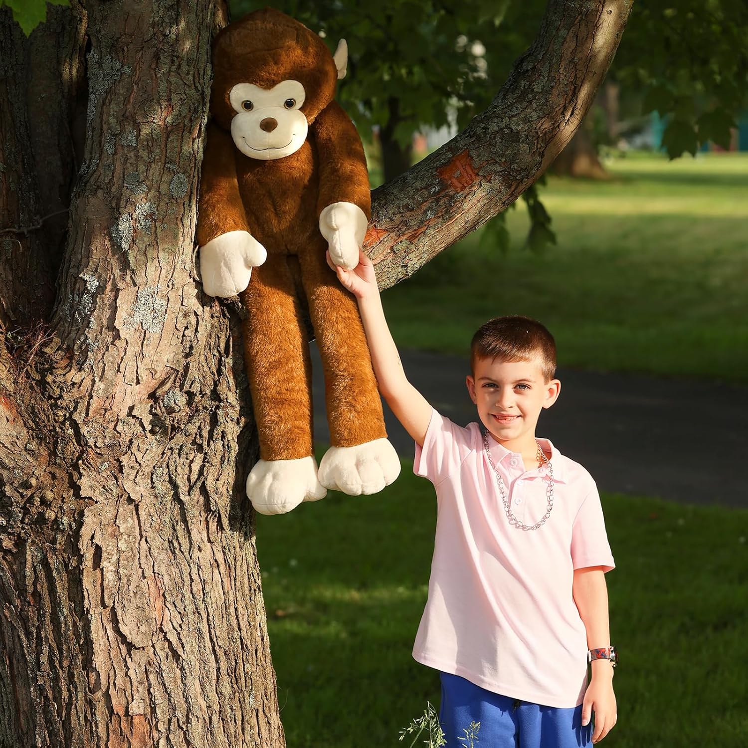 Tezituor Weighted Monkey Plush Toy