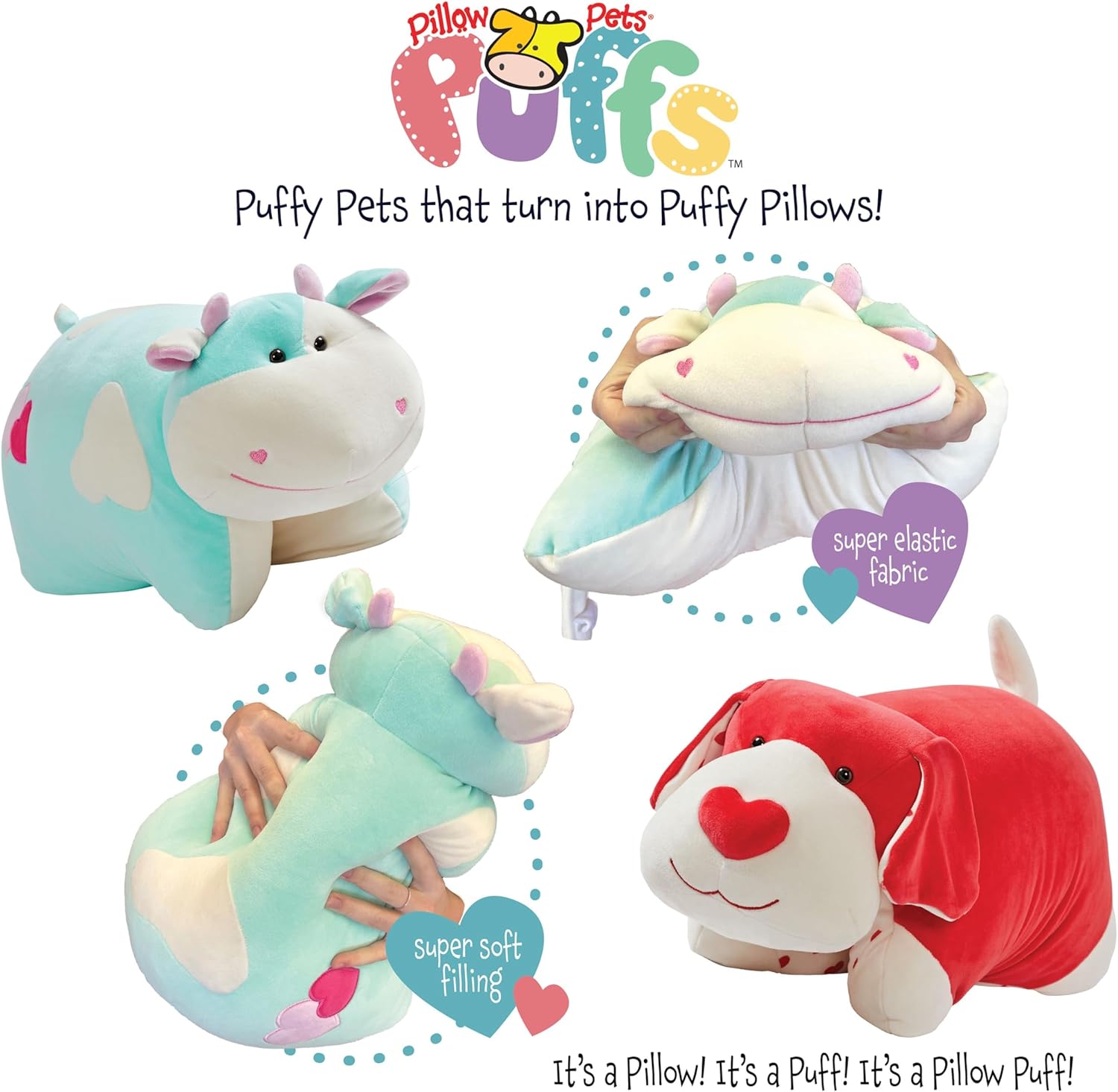 Pillow Pets Sweet Scented Strawberry Sloth Puff
