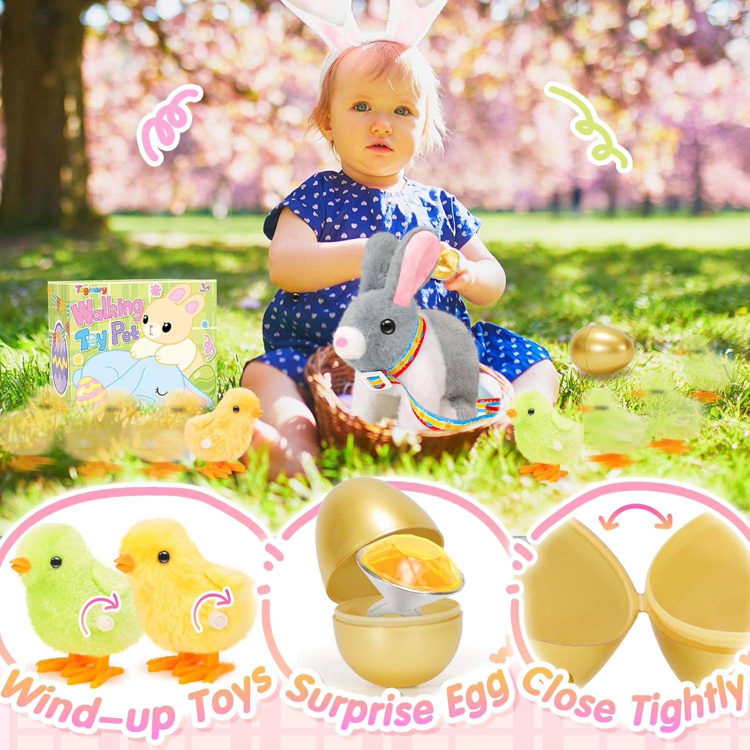 Tagitary Plush Bunny Toy for Kids