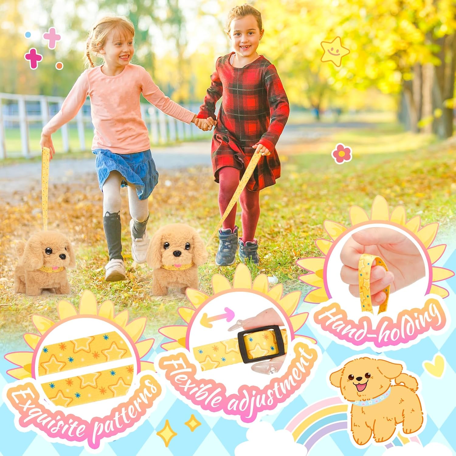 Tagitary Plush Walking Dog Toy 1