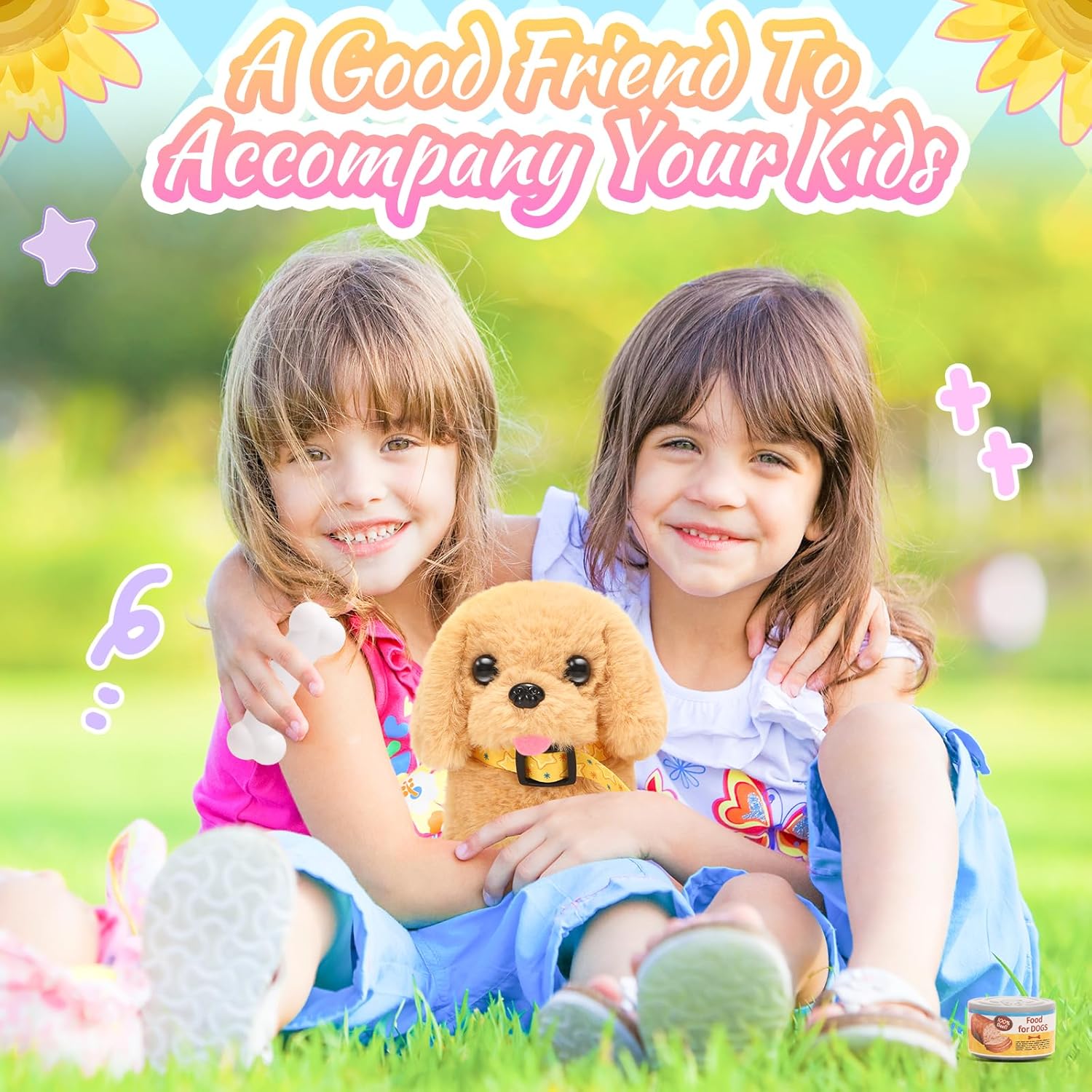 Tagitary Plush Walking Dog Toy 1