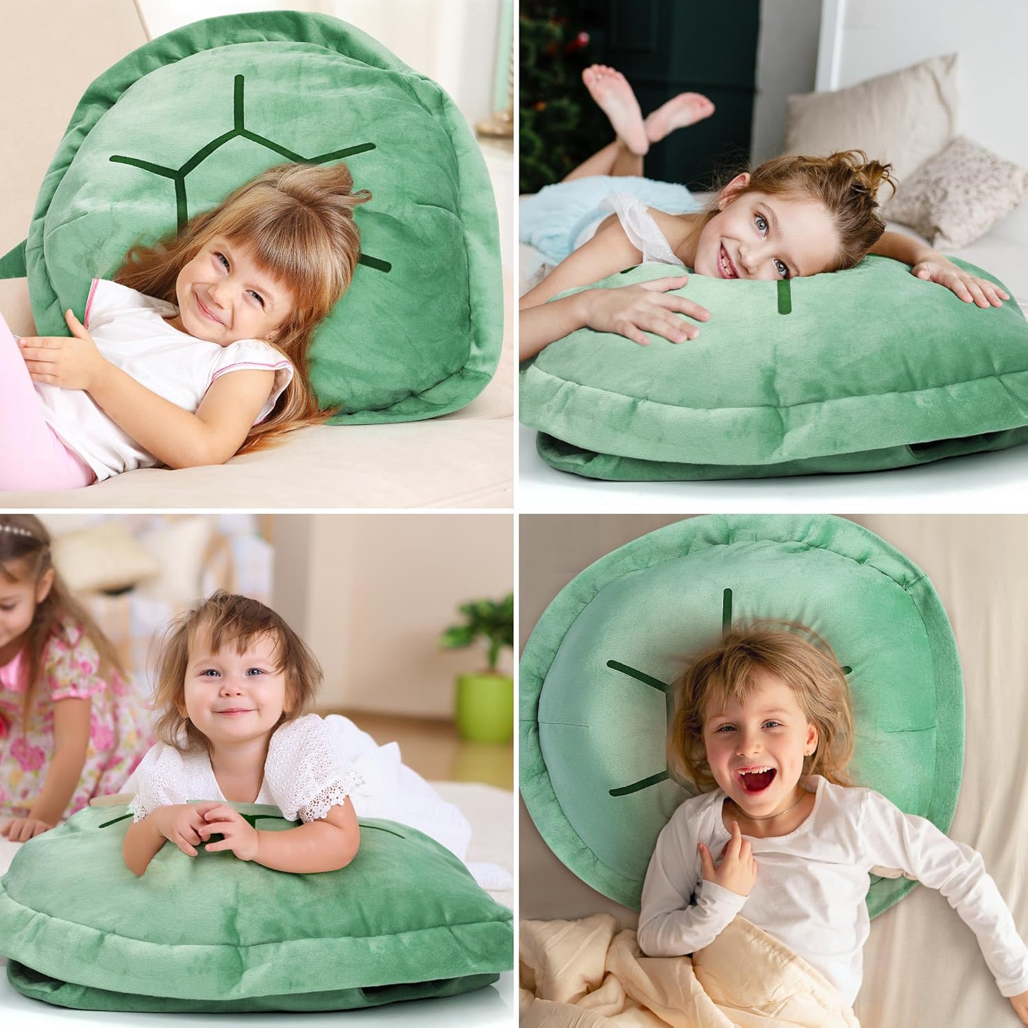 30 Inch Wearable Turtle Shell Plush Pillow