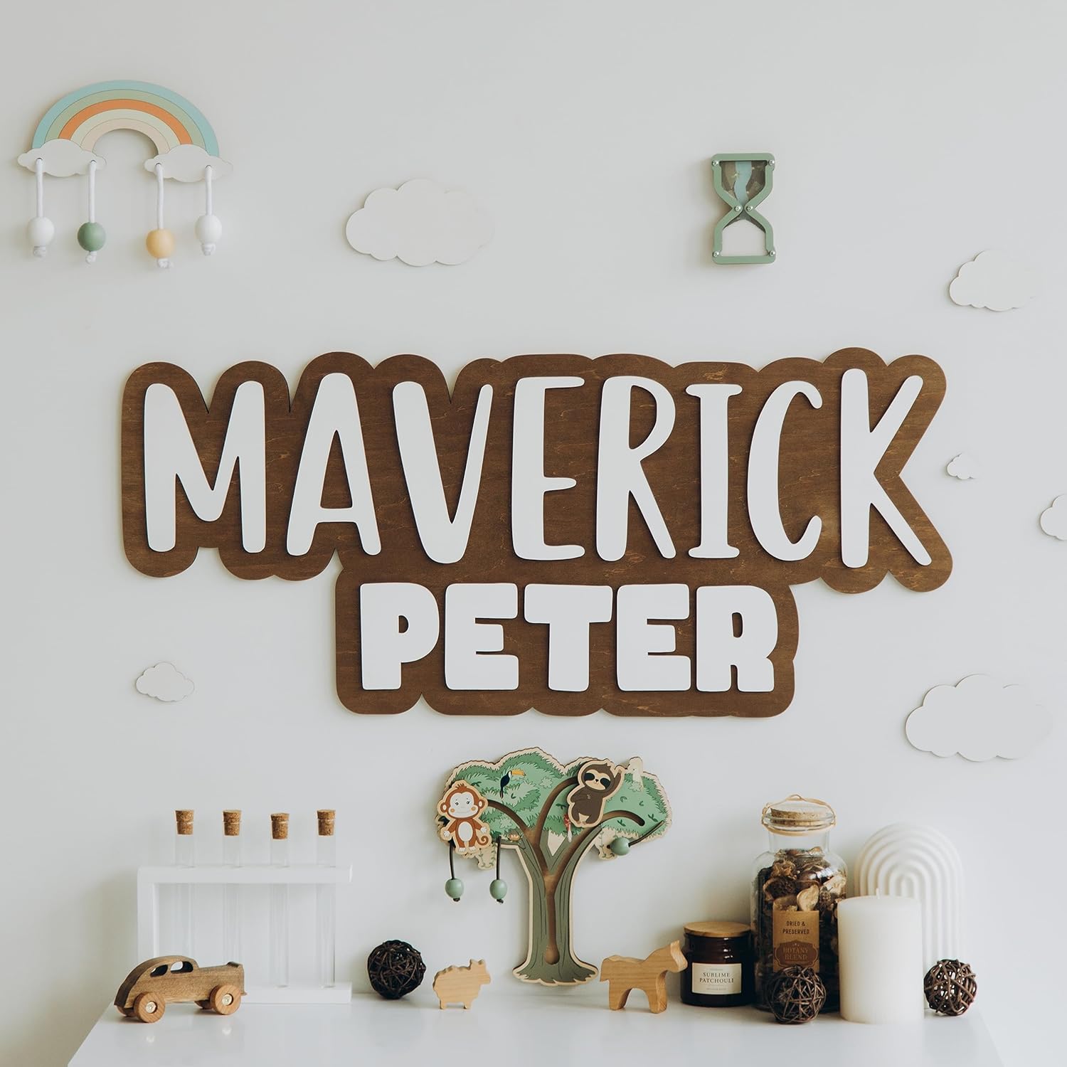 Custom Wooden Baby Name Sign