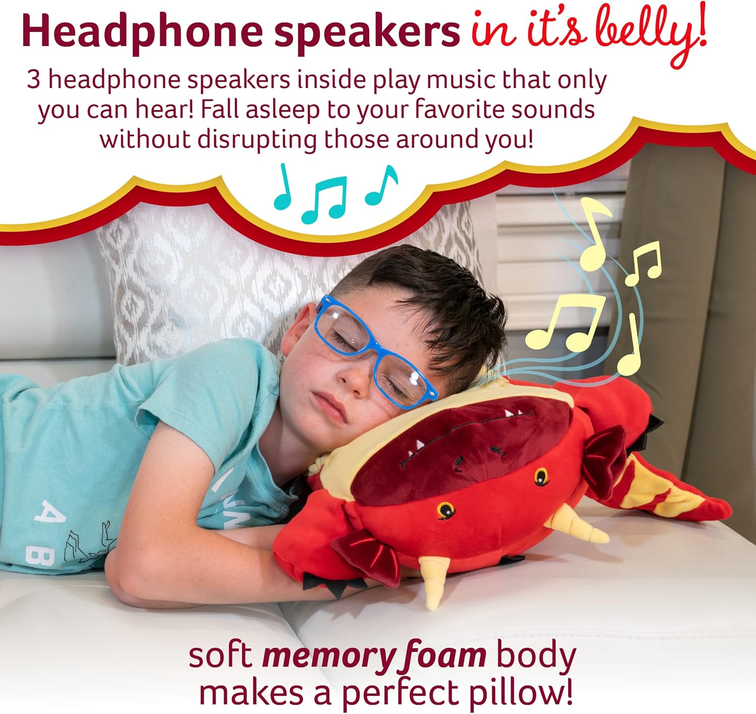Melody Mates 15 Inch Pillow with Sound