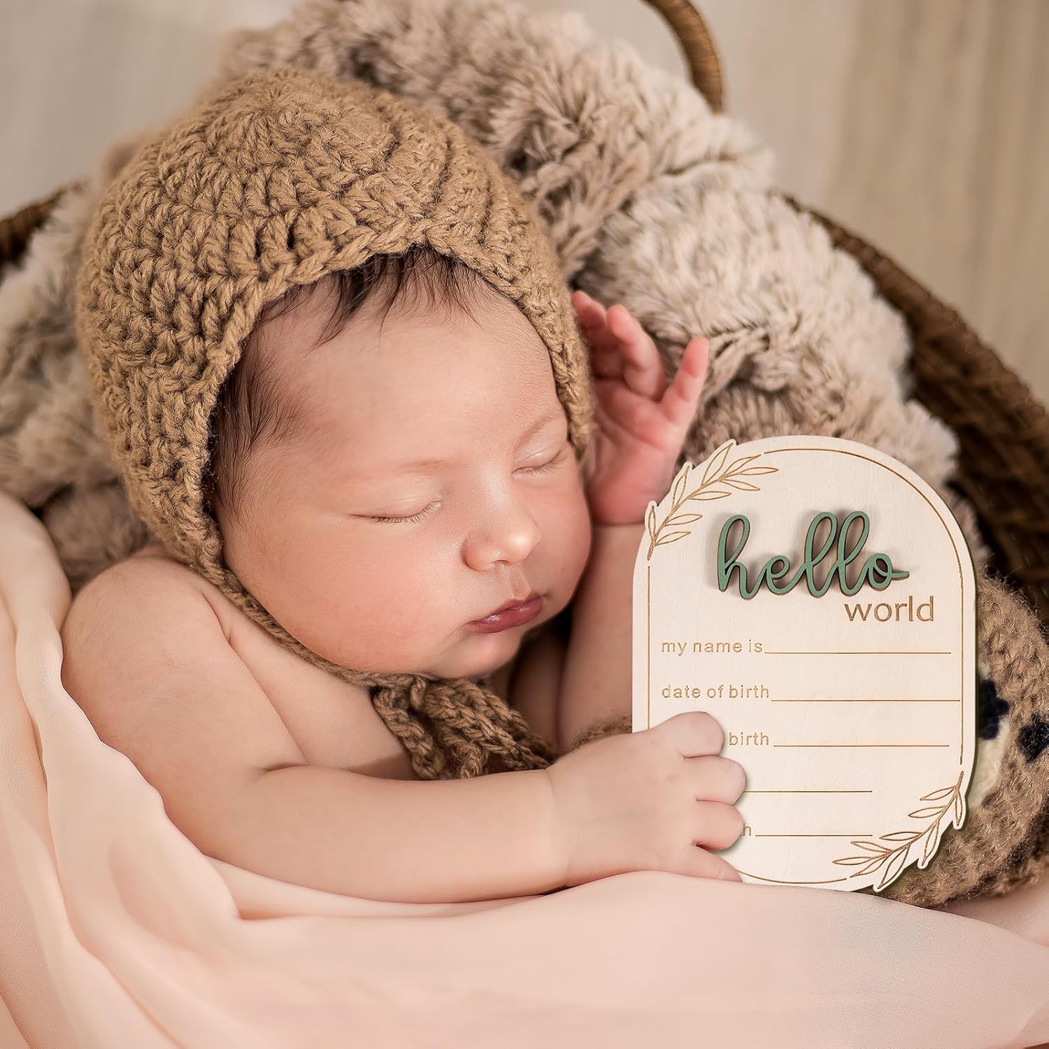 Gosknor Baby Announcement Wall Plaque