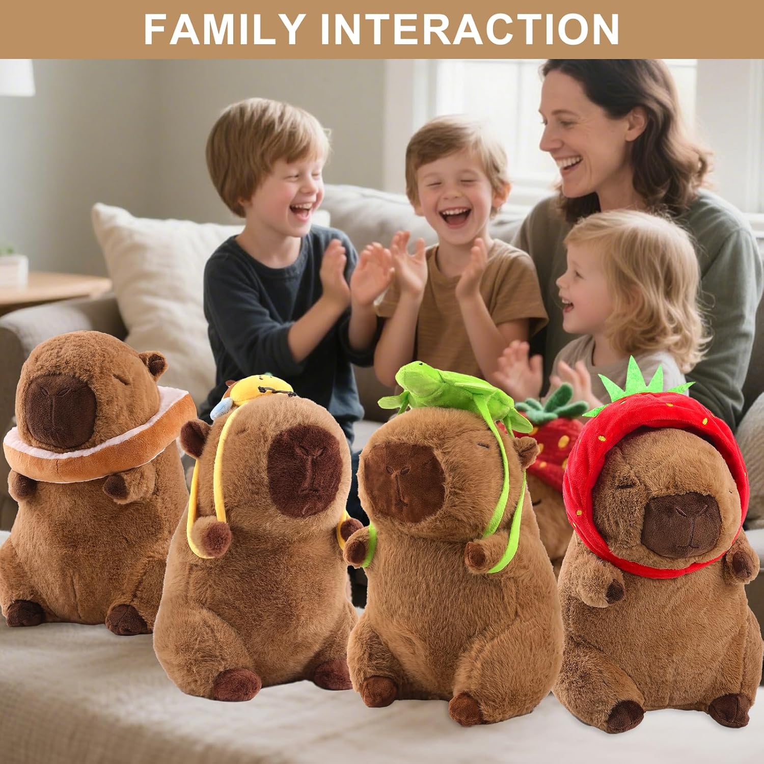 Capybara Plush Pillow Stuffed Animal Toy