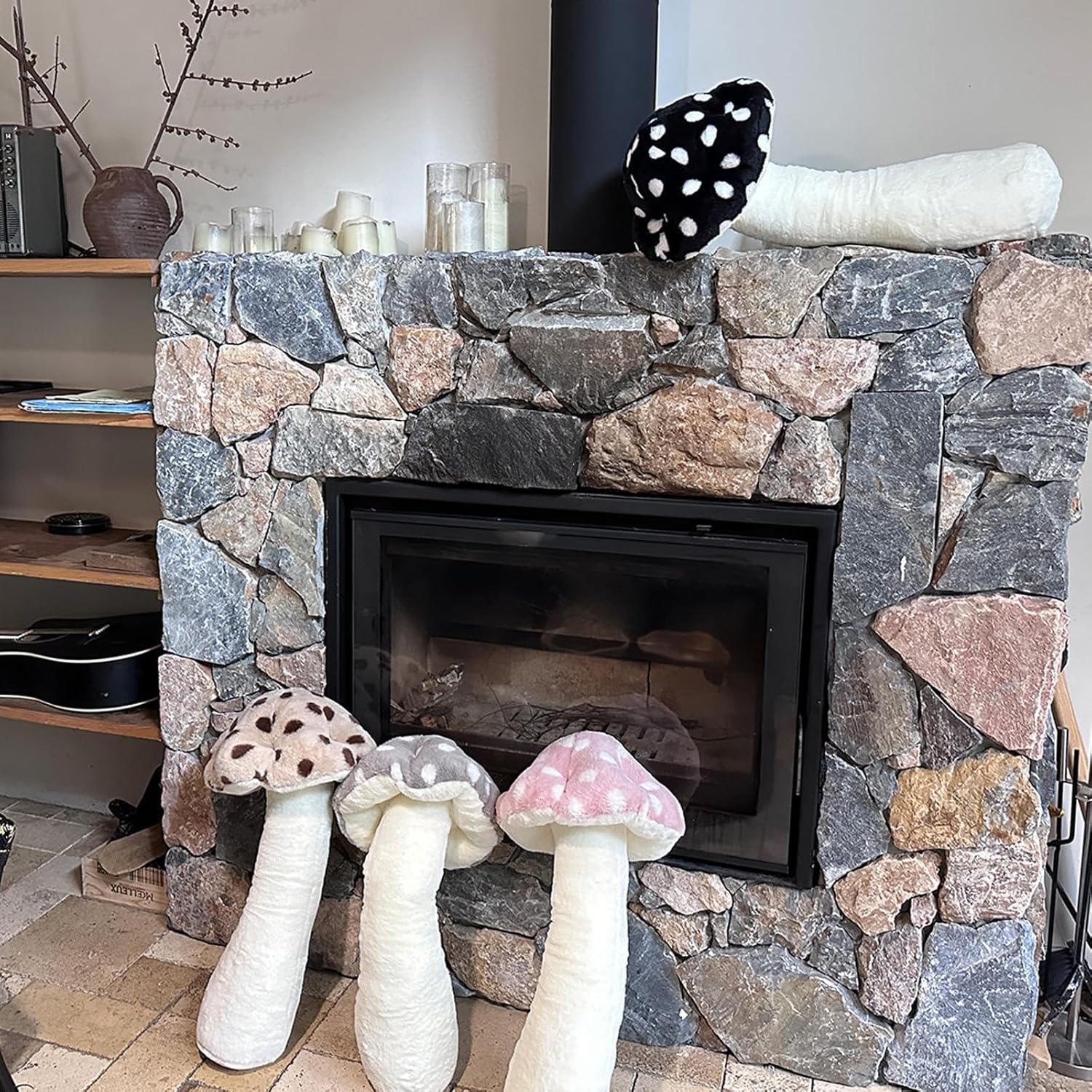 Hofun4U Mushroom Plush Pillow - 30 Inch 1