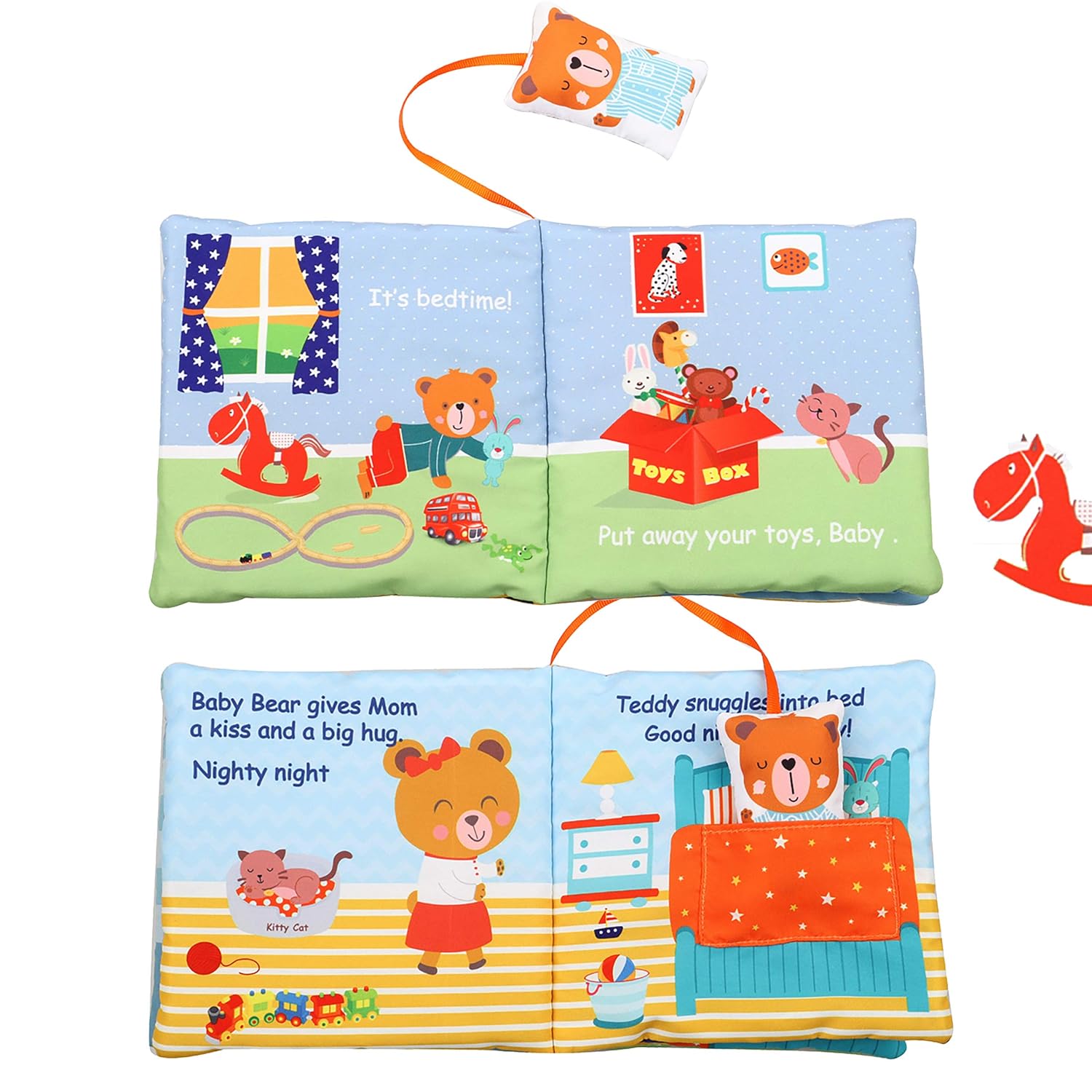 Teddy Bear Baby Book Activity Soft Book