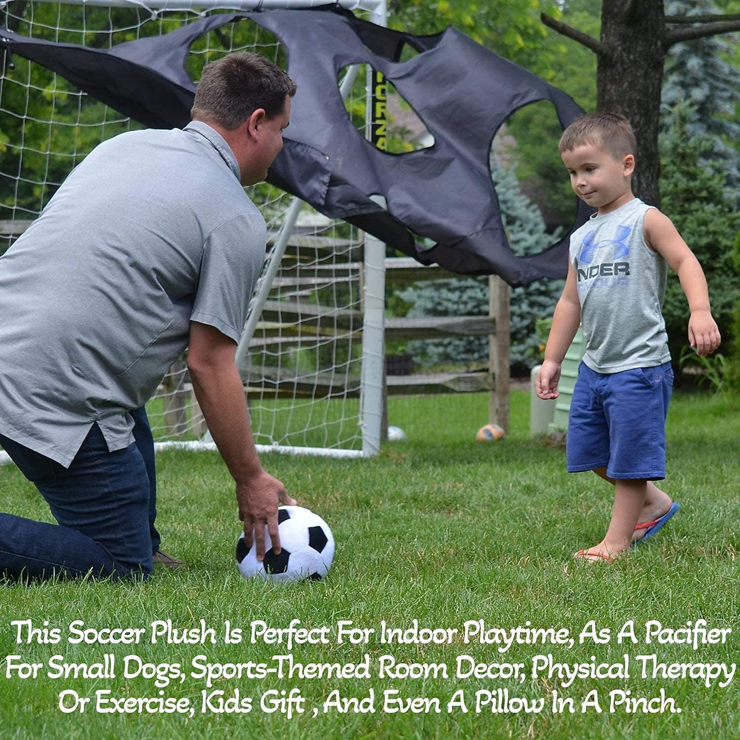 T Play Soccer Ball Plush Throw Pillow Toy