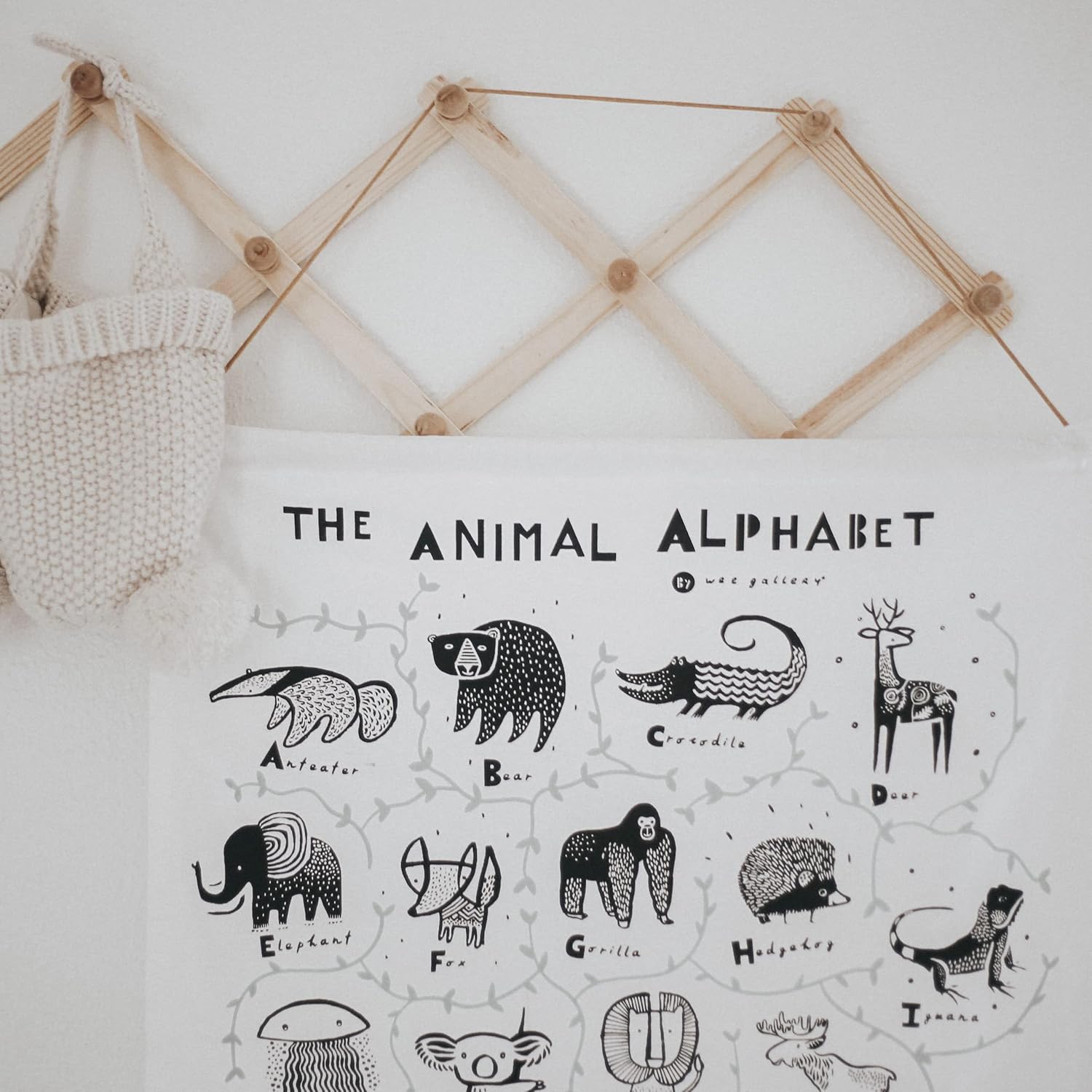 Wee Gallery Animal Alphabet Tapestry 1