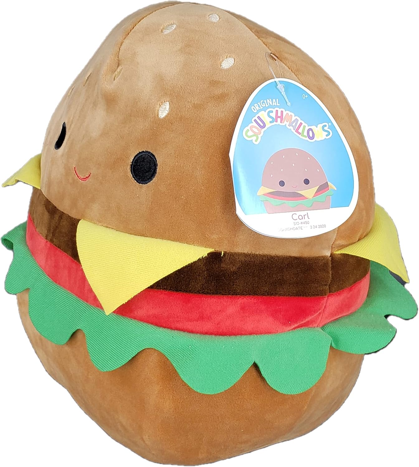 Squishmallow Carl The Cheeseburger 8 Inch