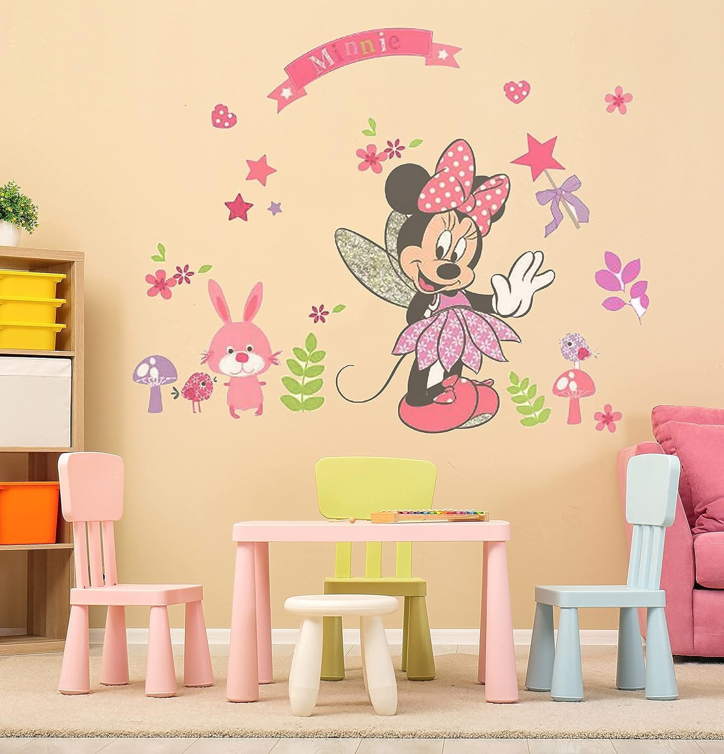Mickey and Minnie Wall Decals for Kids Room
