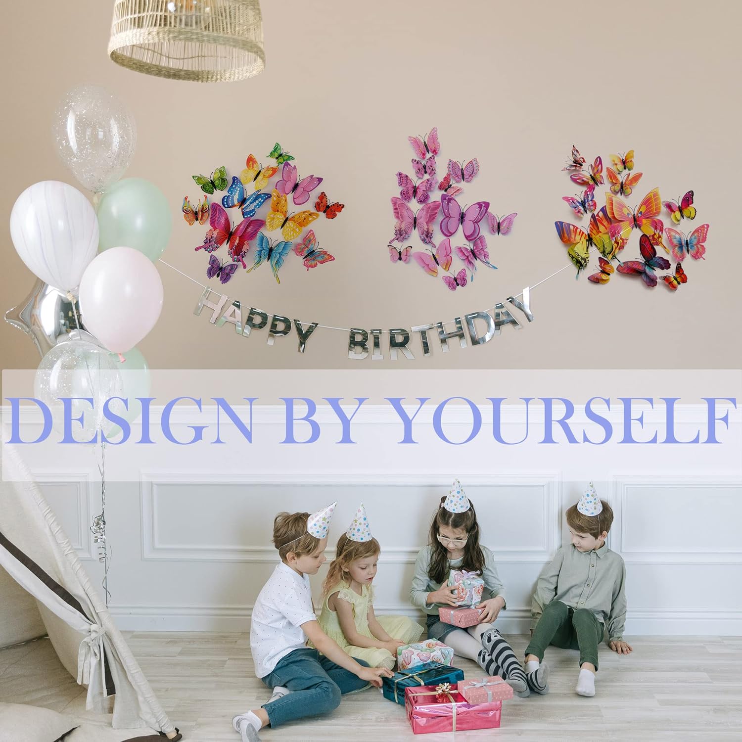 3D Butterfly Wall Stickers with Magnets 1