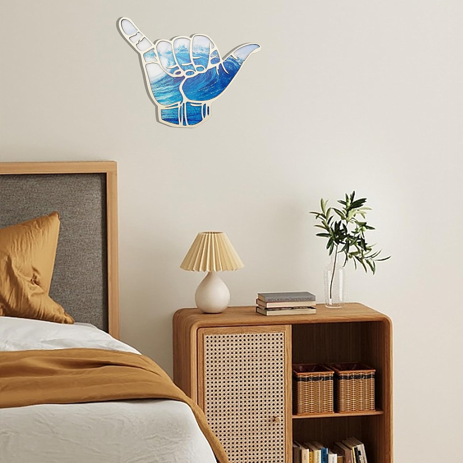 Shaka Wooden Wall Surf Decor