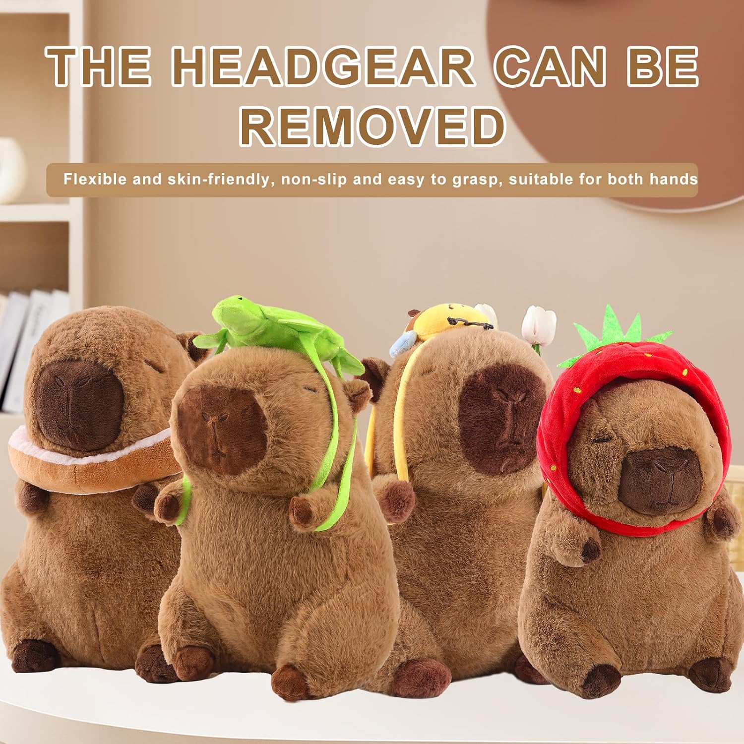 Capybara Plush Pillow Stuffed Animal Toy