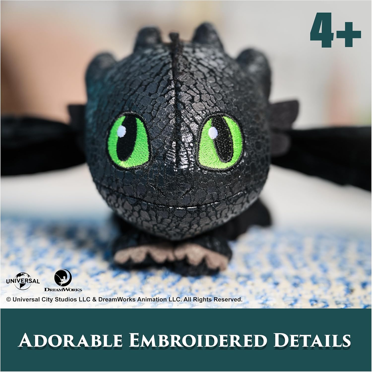 Dreamworks Dragons Toothless Plush Toy 12 Inch