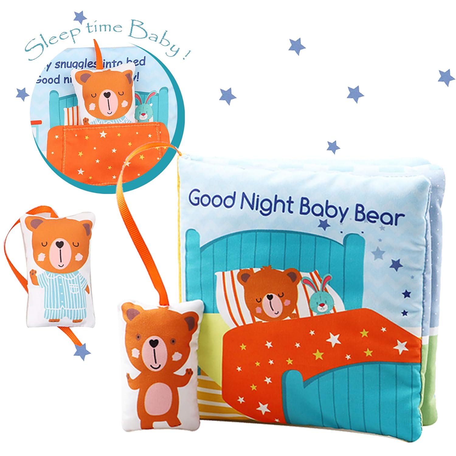 Teddy Bear Baby Book Activity Soft Book