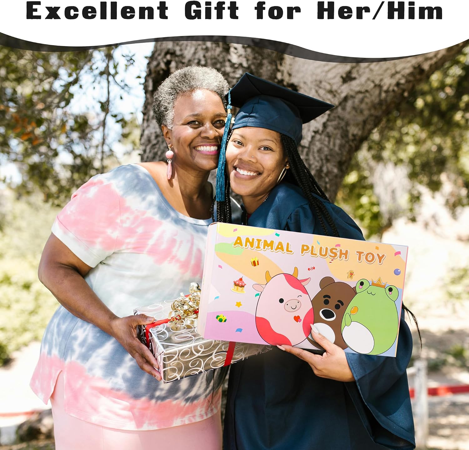 Graduation Plush Owl Pillow Toy for Her Girlfriend Lover Kids