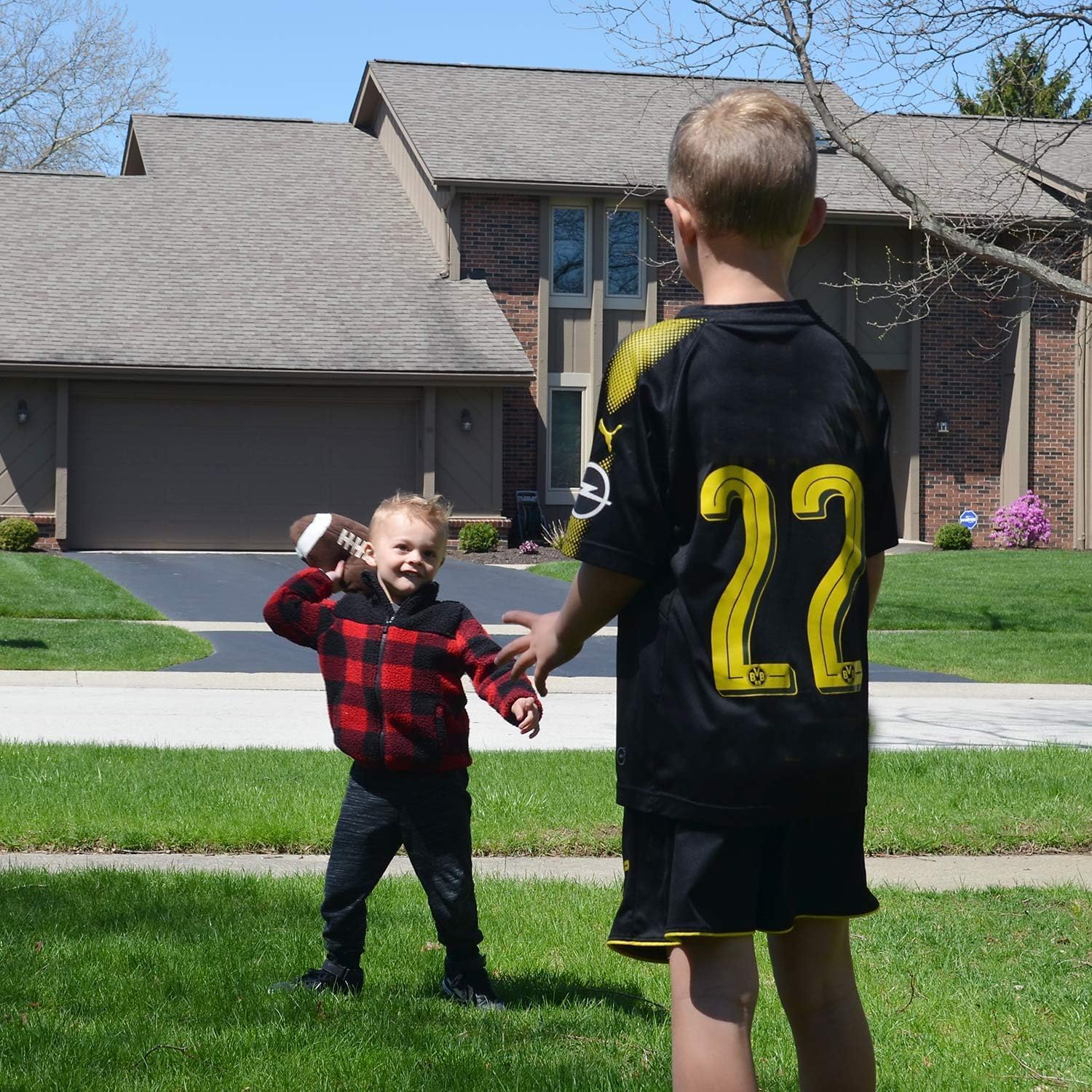 Football Plush Pillow for Boys 1-3 Years