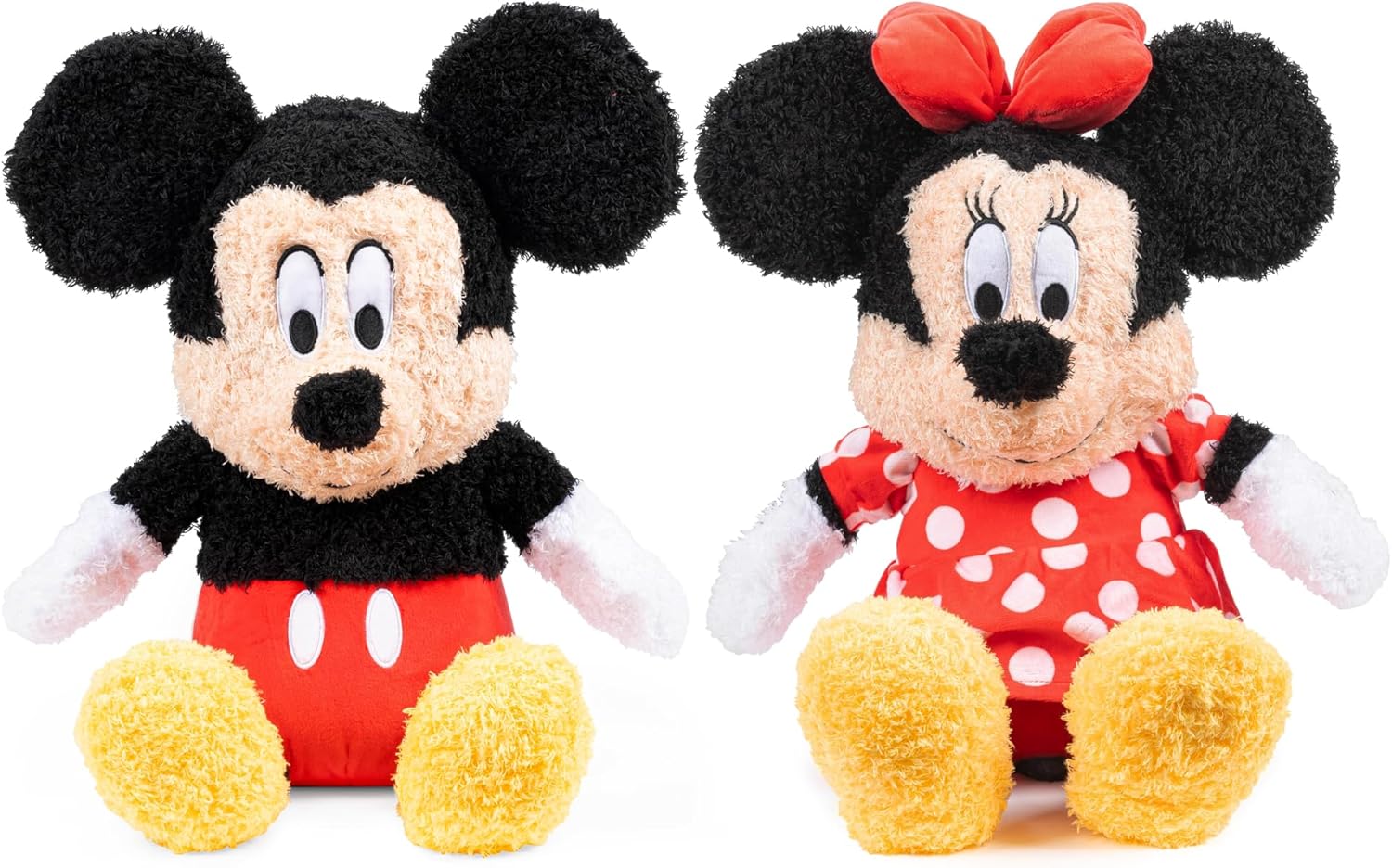 Jay Franco Disney Plush Pillow Buddy - Mickey Mouse 15 Inches Black