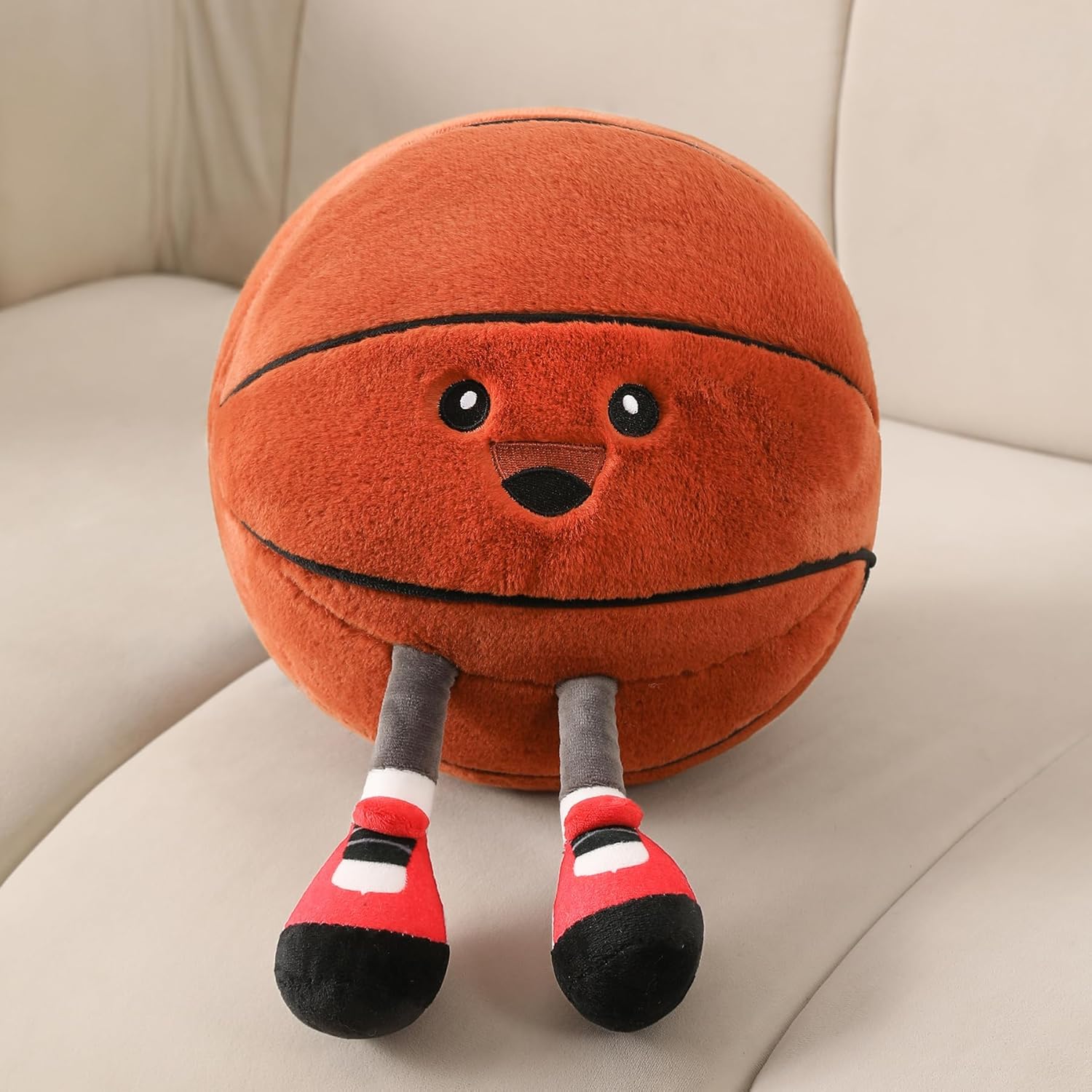 Funny Basketball Ball Pillow with Legs