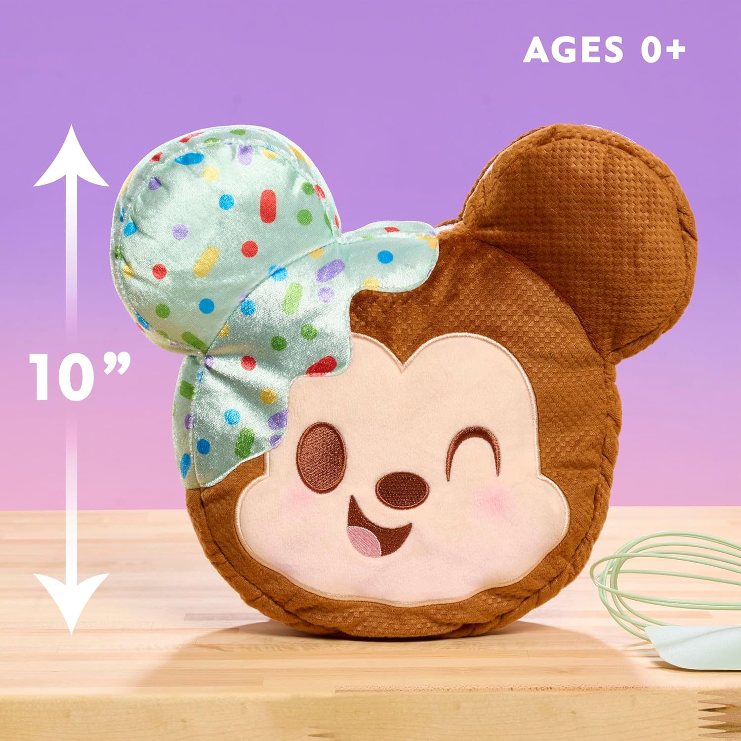 Just Play Disney Mickey Mouse Squeeze-A-Munch Plush Toy