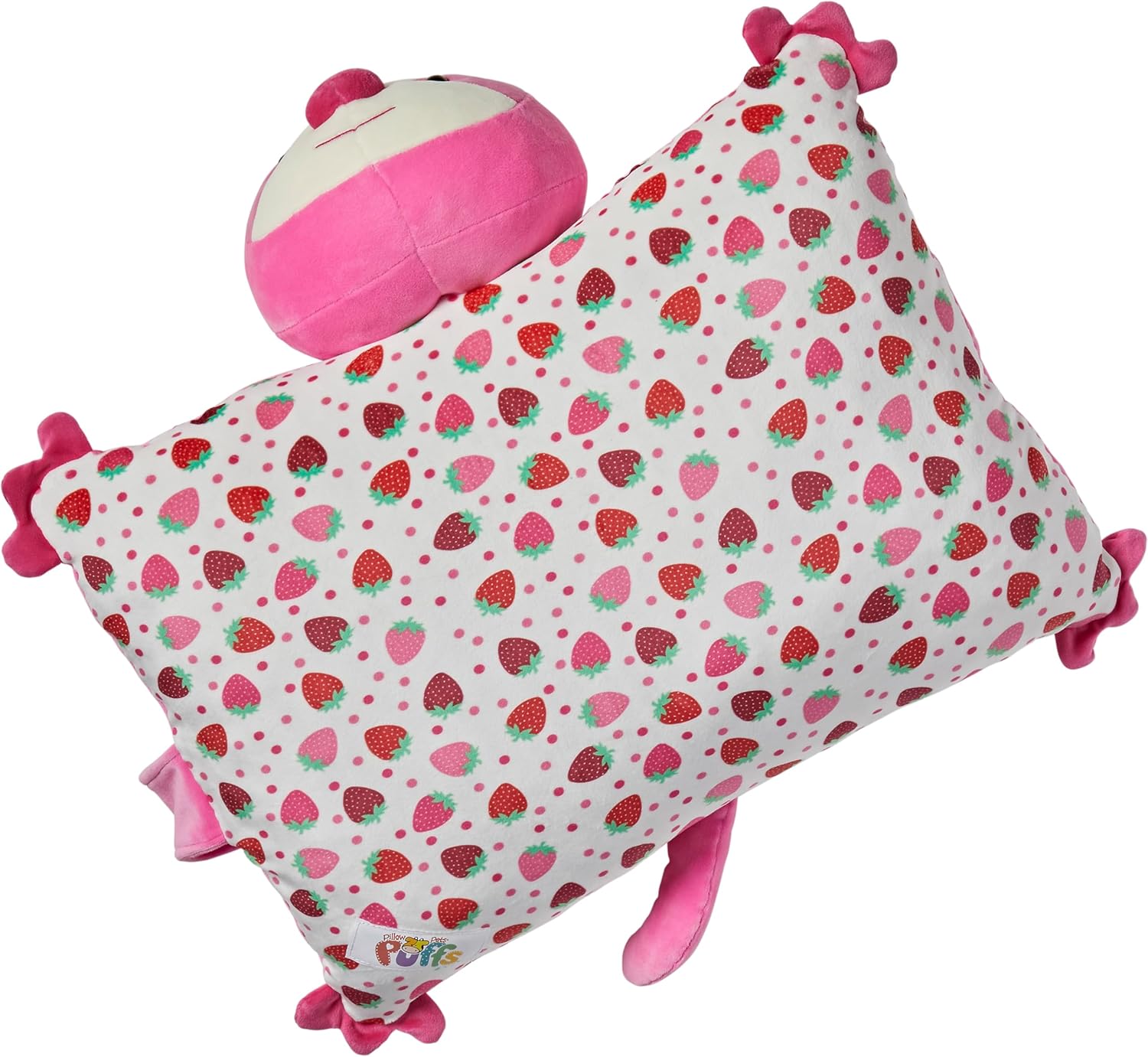 Pillow Pets Sweet Scented Strawberry Sloth Puff
