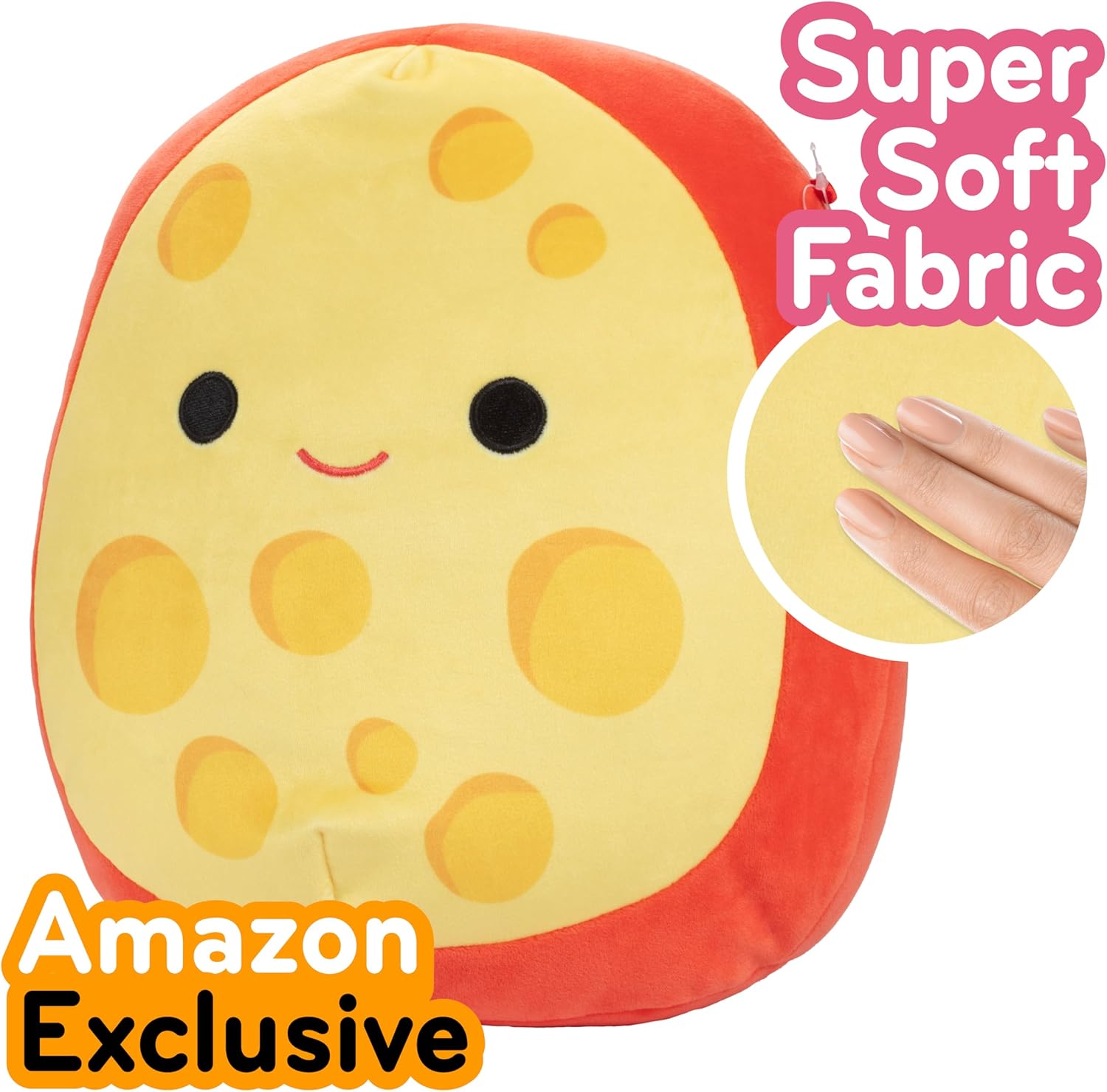 Squishmallows Original 10-Inch Mannon The Gouda