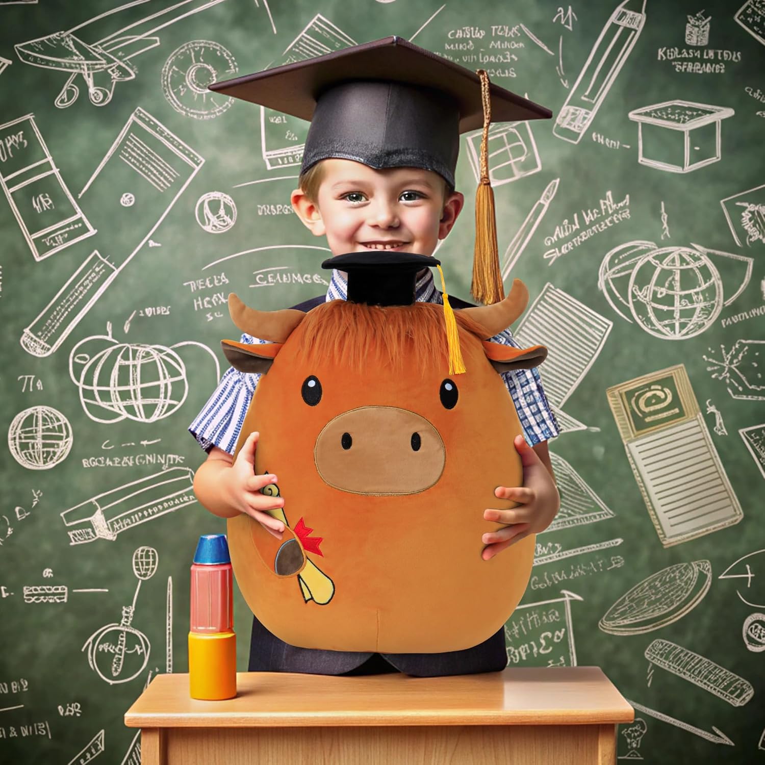 Class of 2026 18in Graduation Plush Cow