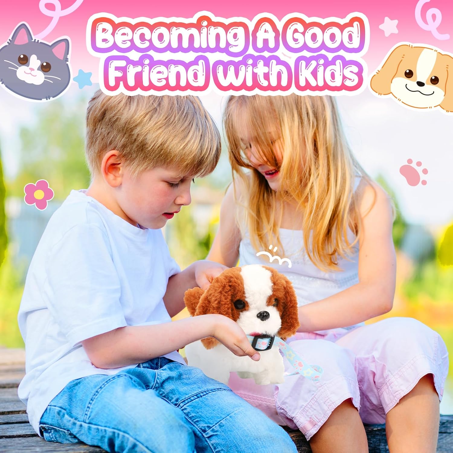 Tagitary Plush Interactive Dog Toy