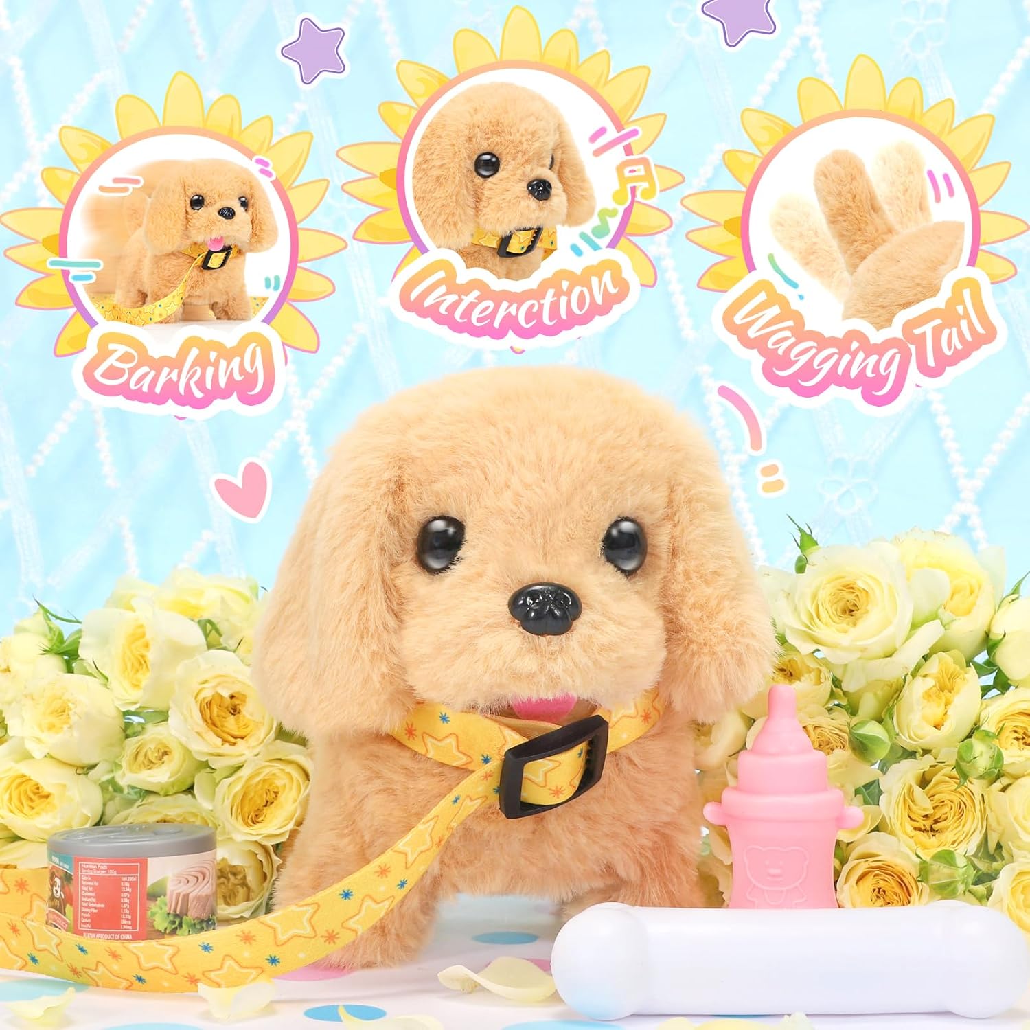 Tagitary Plush Walking Dog Toy 1