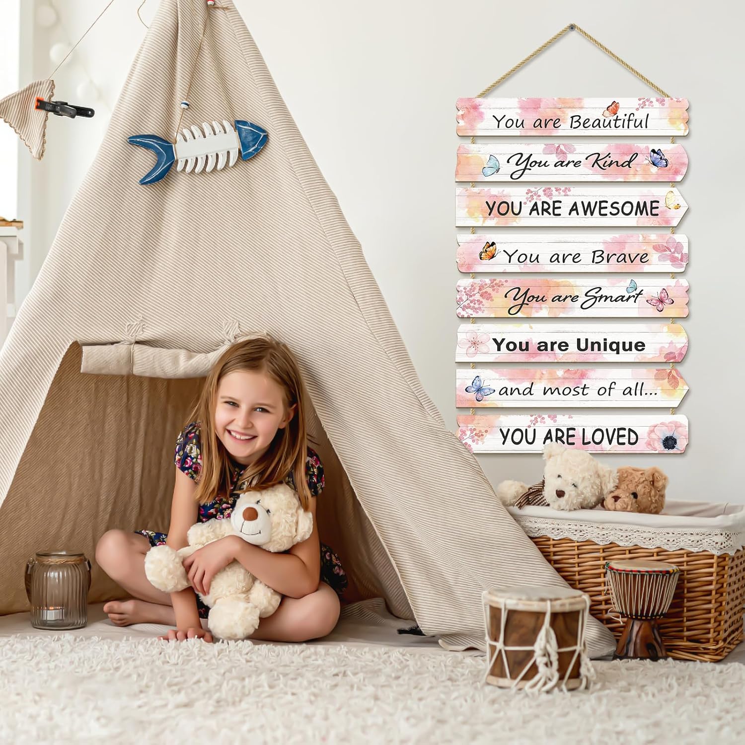 Butterfly Wall Decor for Girls Bedroom
