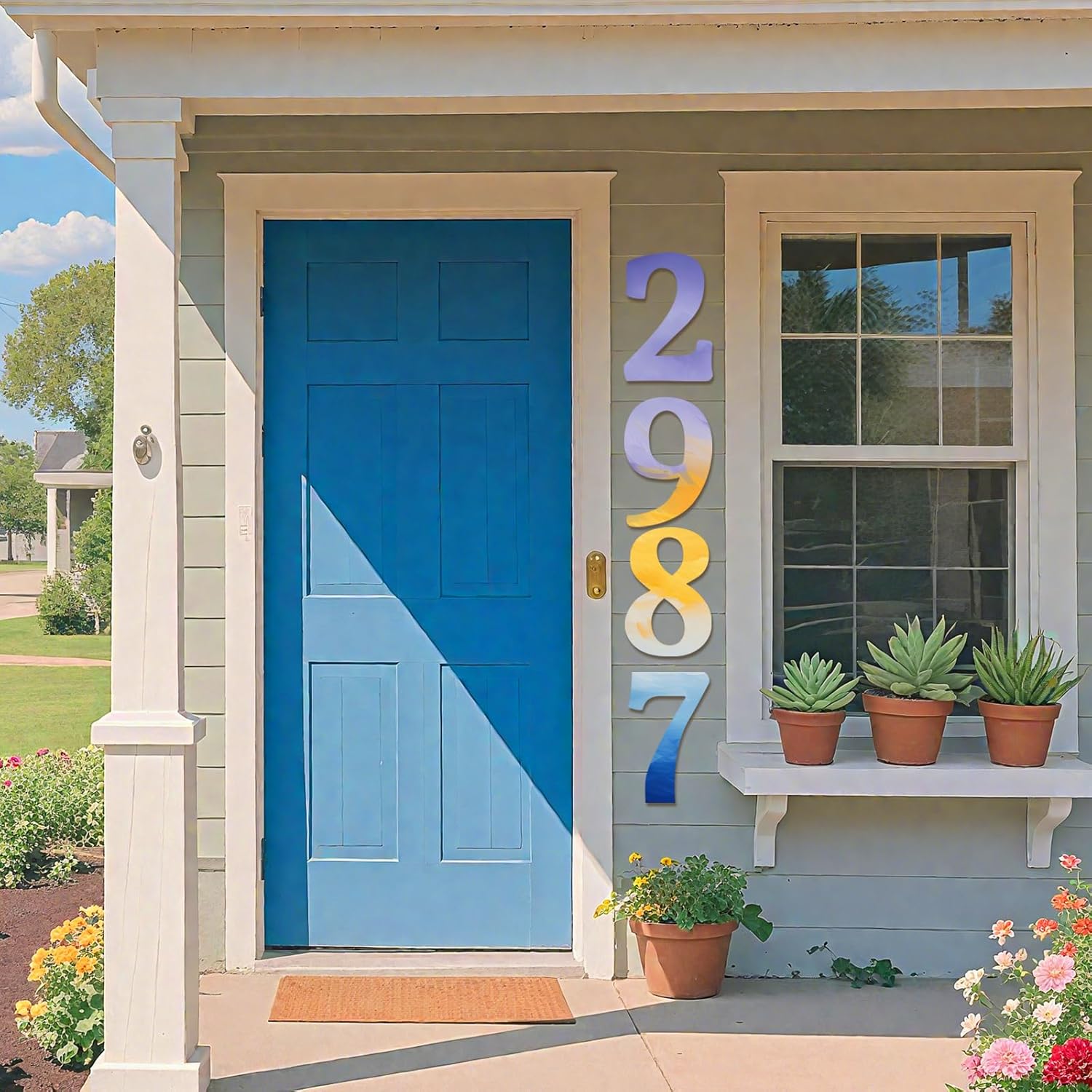 17 Inch Large Wooden Numbers for Decor