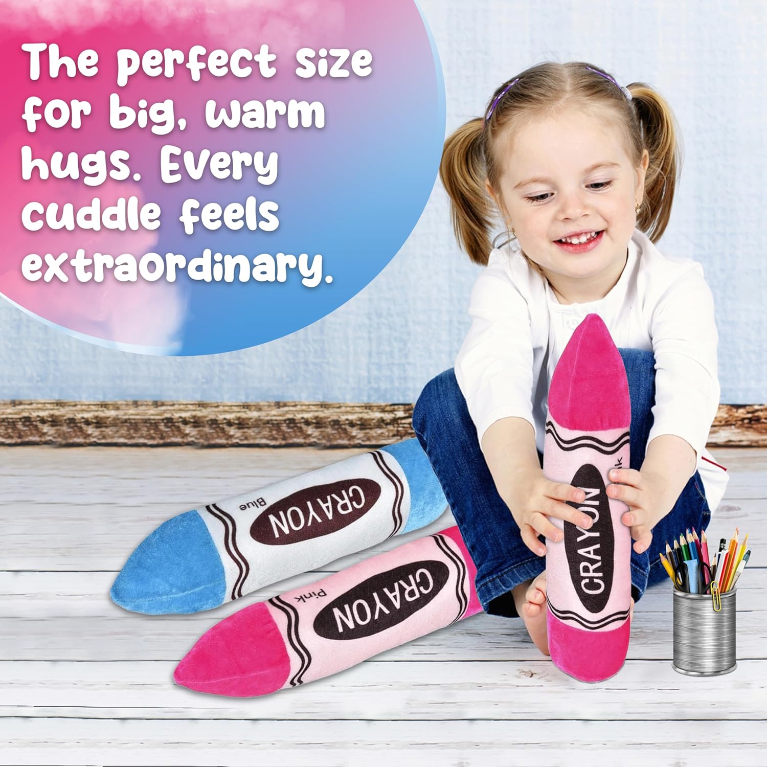 Forest Twelfth 14 Inch Stuffed Crayons Set