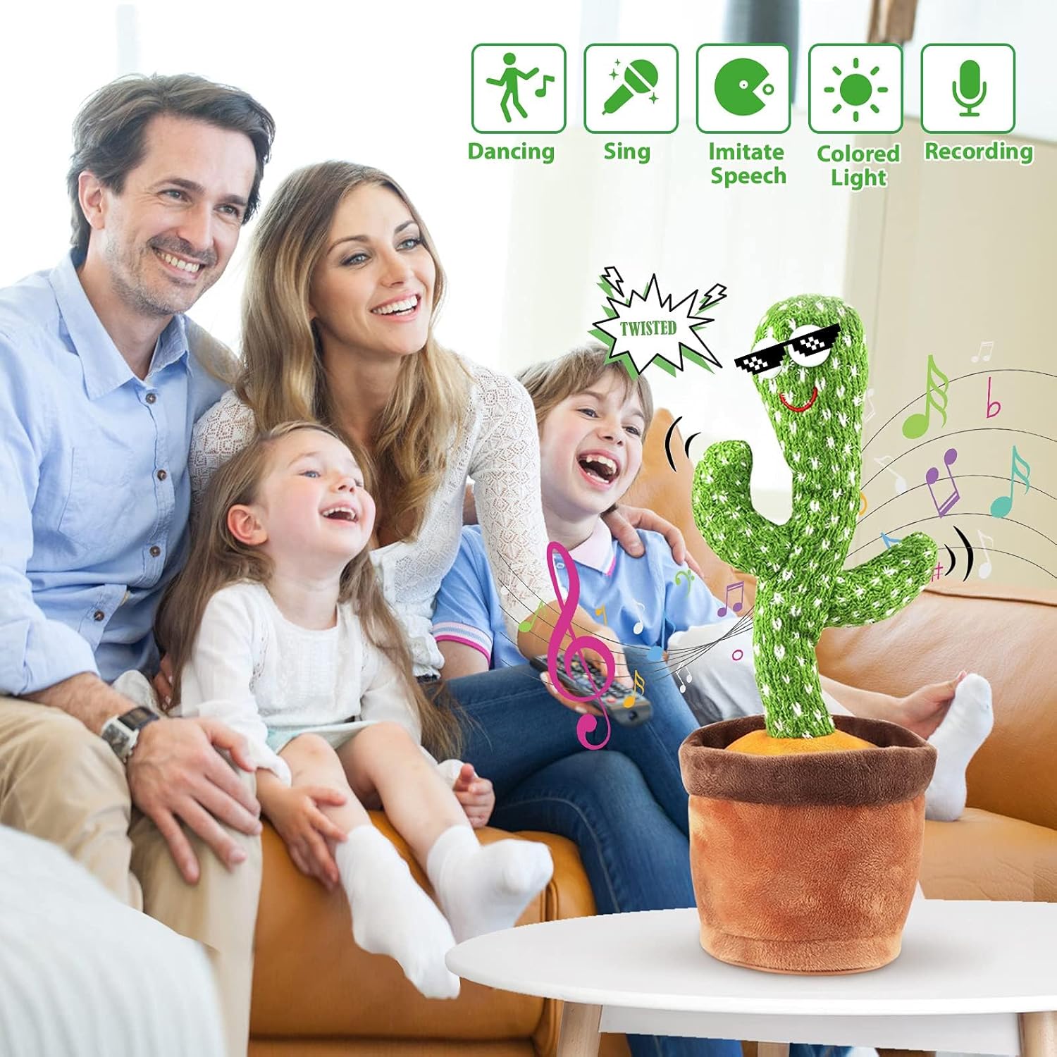Starhig Dancing Cactus Talking Toy