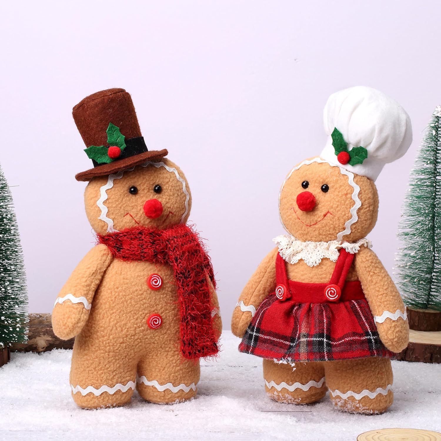 118 Inch Christmas Gingerbread Plush Figure