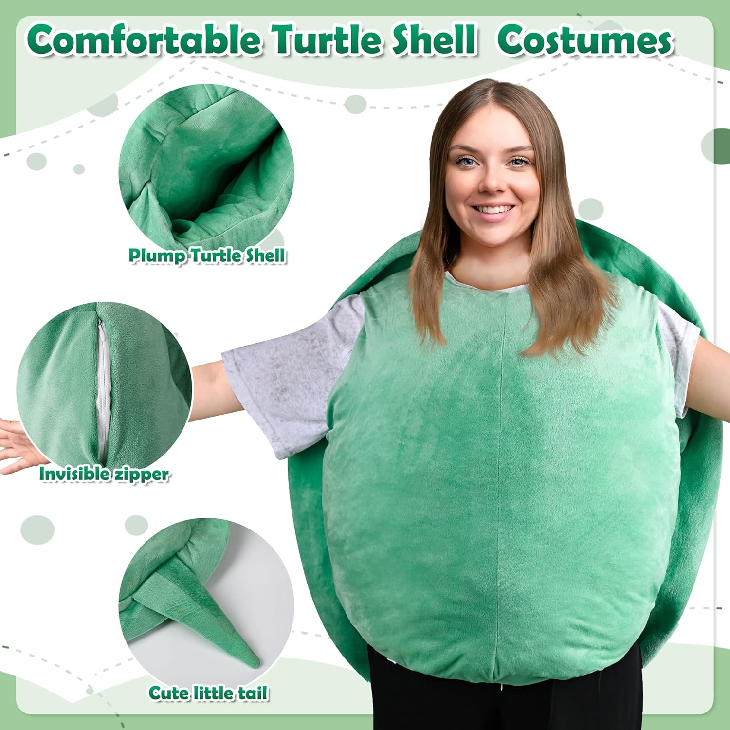 40 Inch Wearable Turtle Shell Pillow