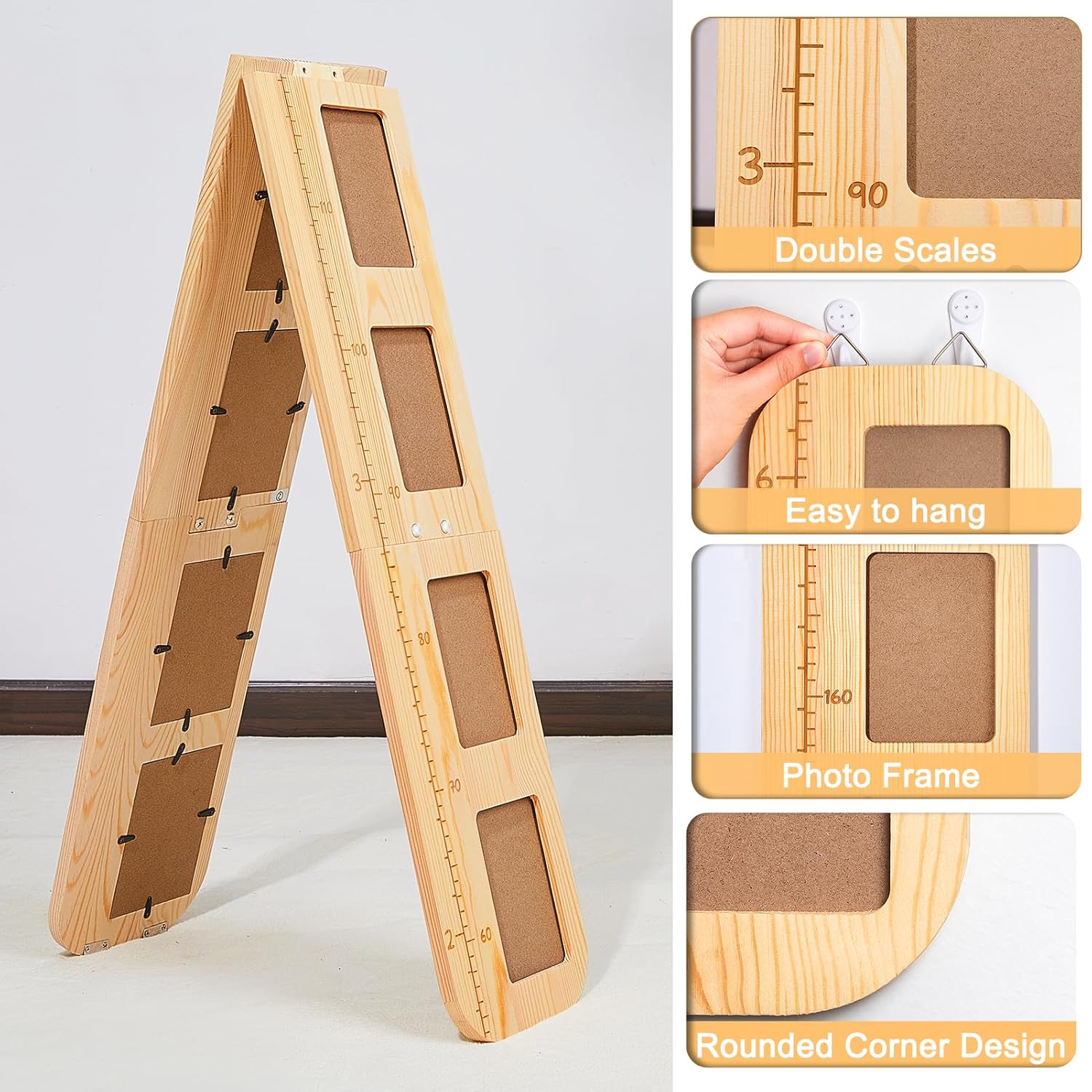 Basumee Growth Chart for Kids Wall Decor