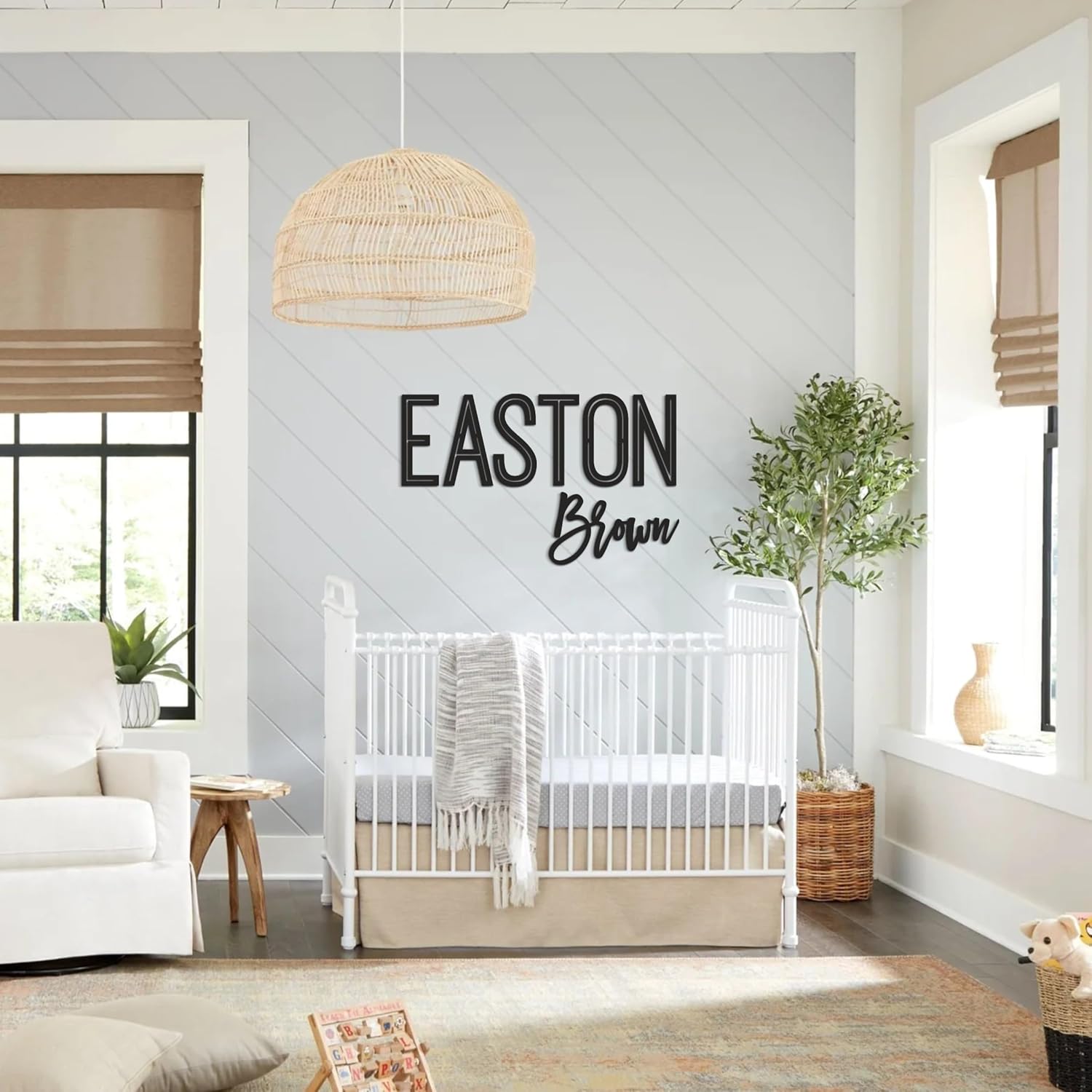 Woodland Personalized Name Sign for Kids Room
