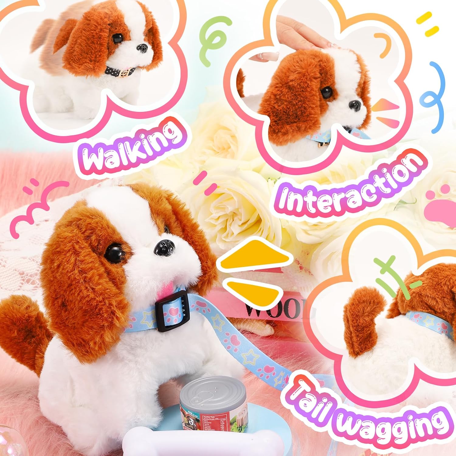 Tagitary Plush Interactive Dog Toy
