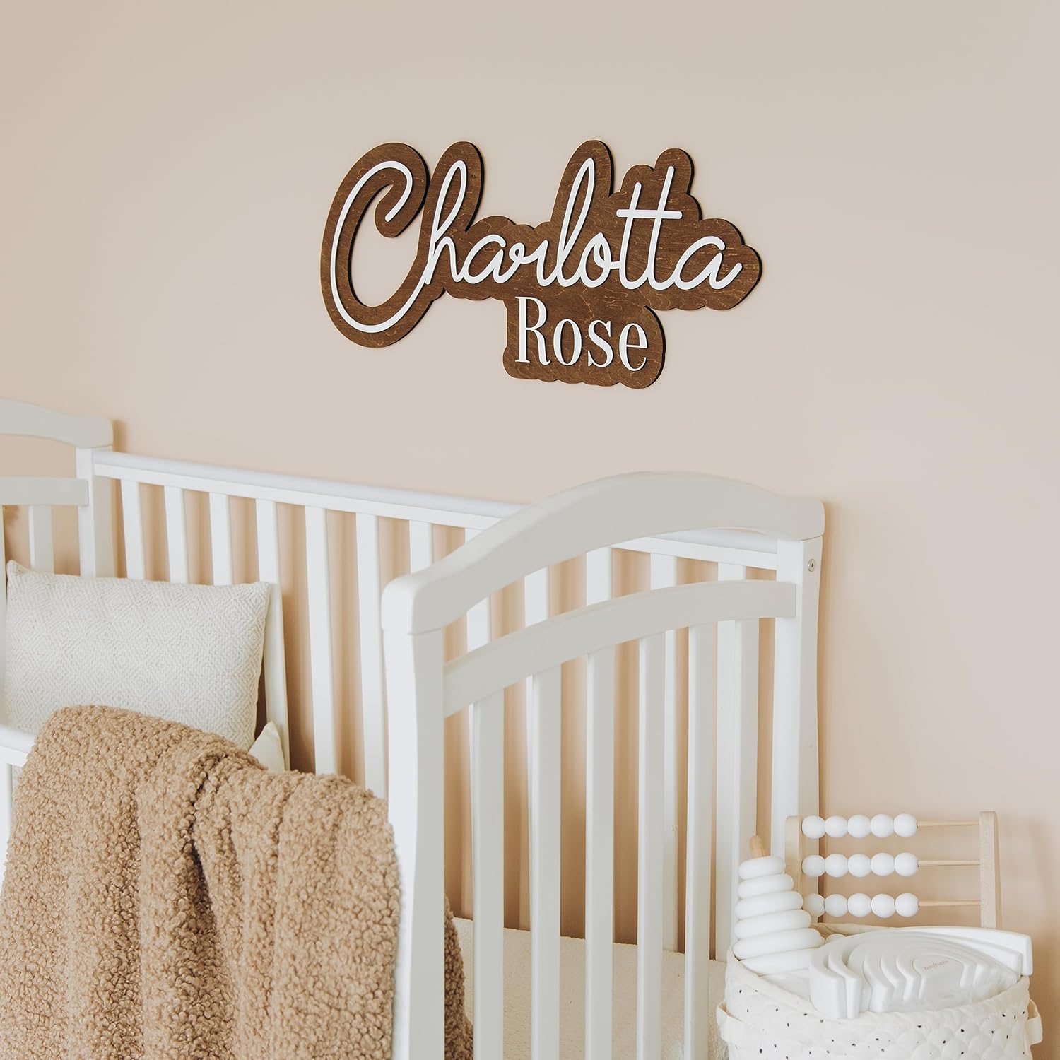 Custom Wooden Baby Name Sign