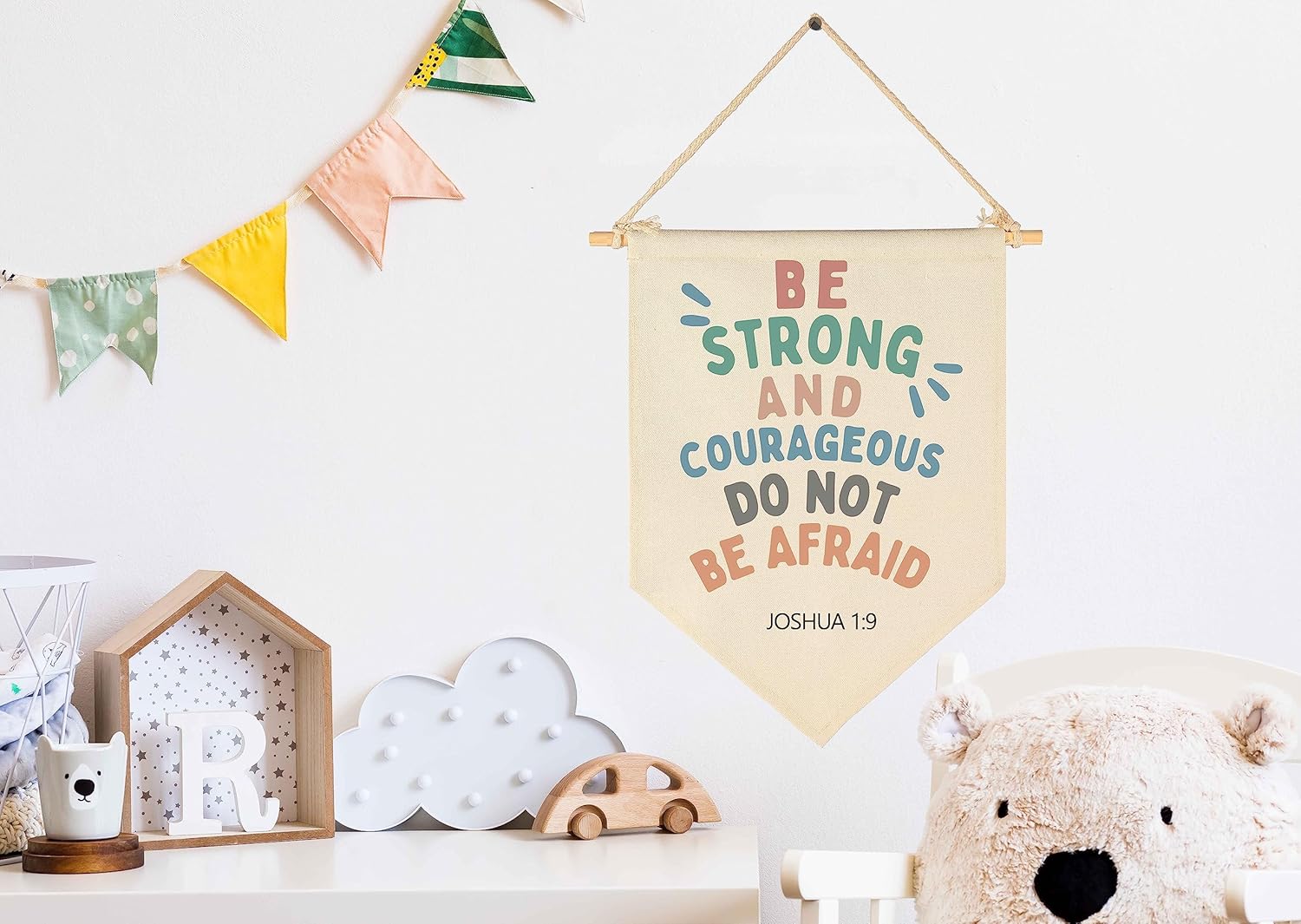 Christian Bible Verses Art Banner Wall Decor