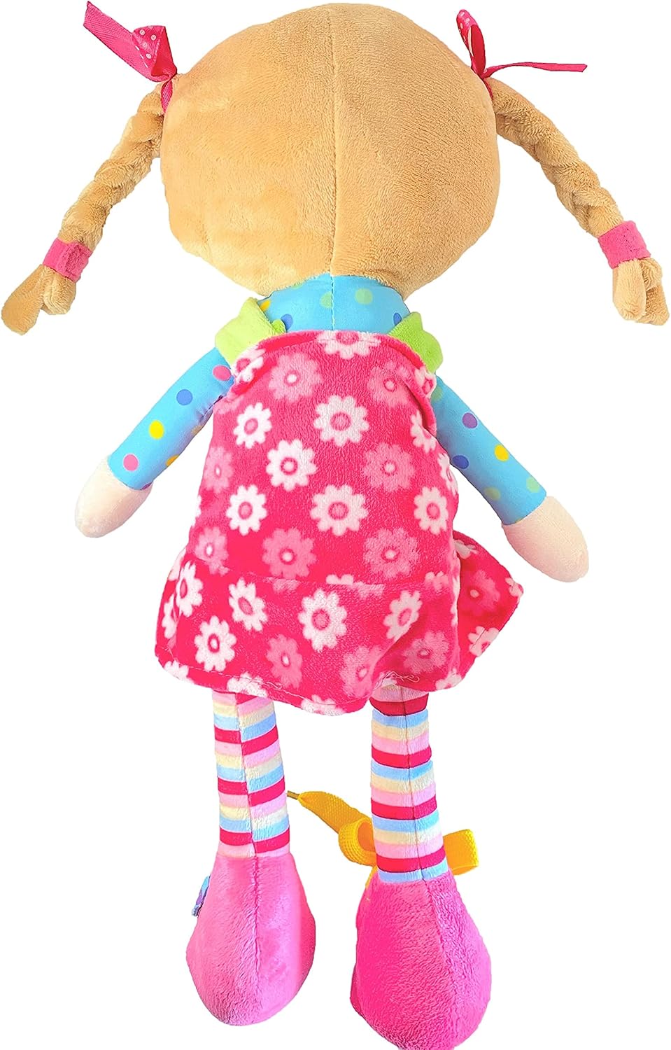 Sugar Snap Plush Learn to Dress Doll for Toddlers