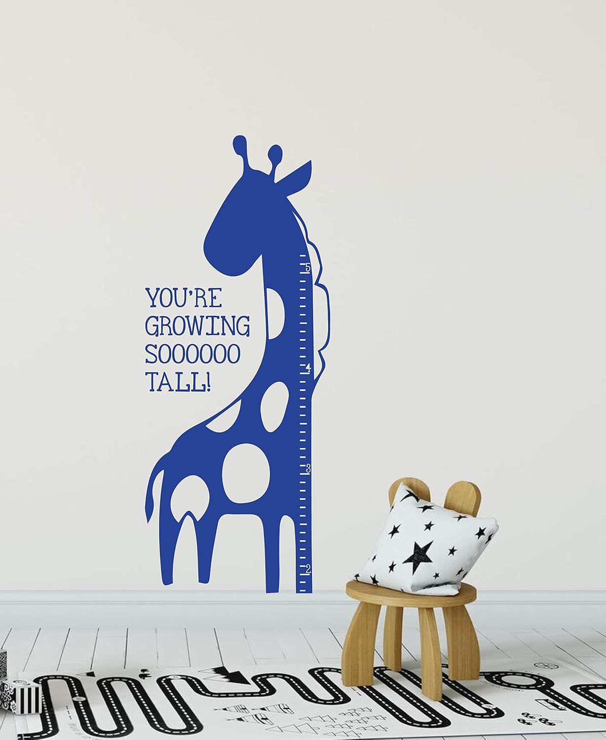 Baby Shower Growing So Tall Giraffe Height Chart Decor