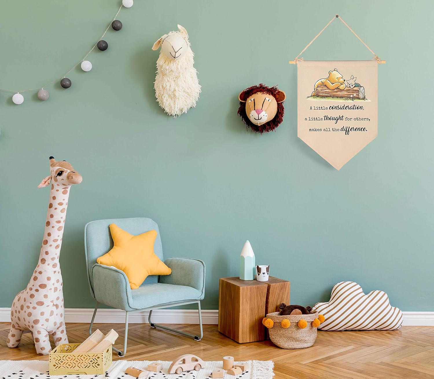 FYSIA Wall Decor Bunting for Nursery and Birthday Party