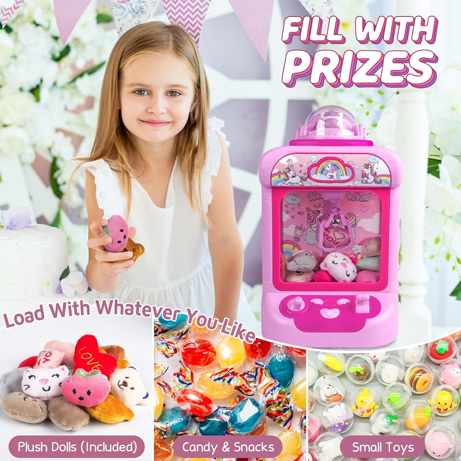 Unicorn Claw Machine for Kids